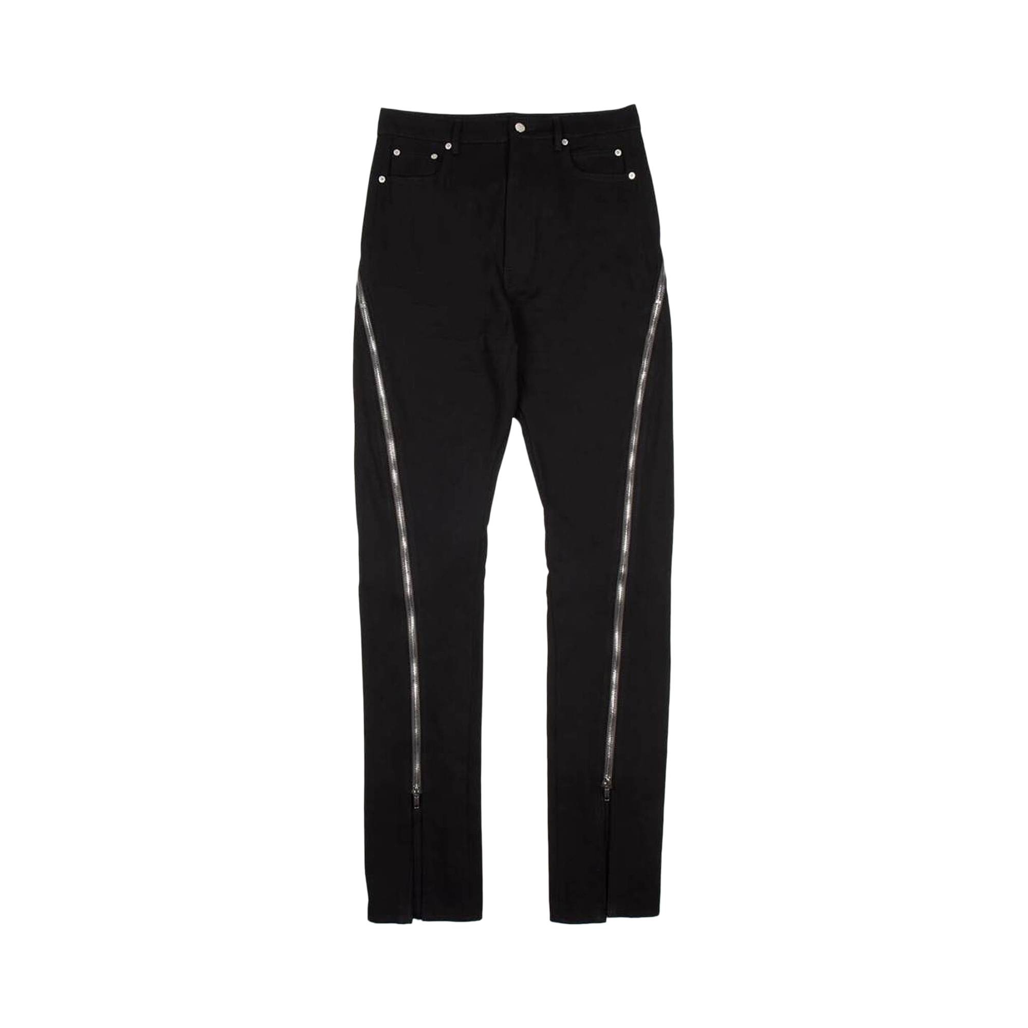 Rick Owens Bolan Banana Denim 'Black' - 1