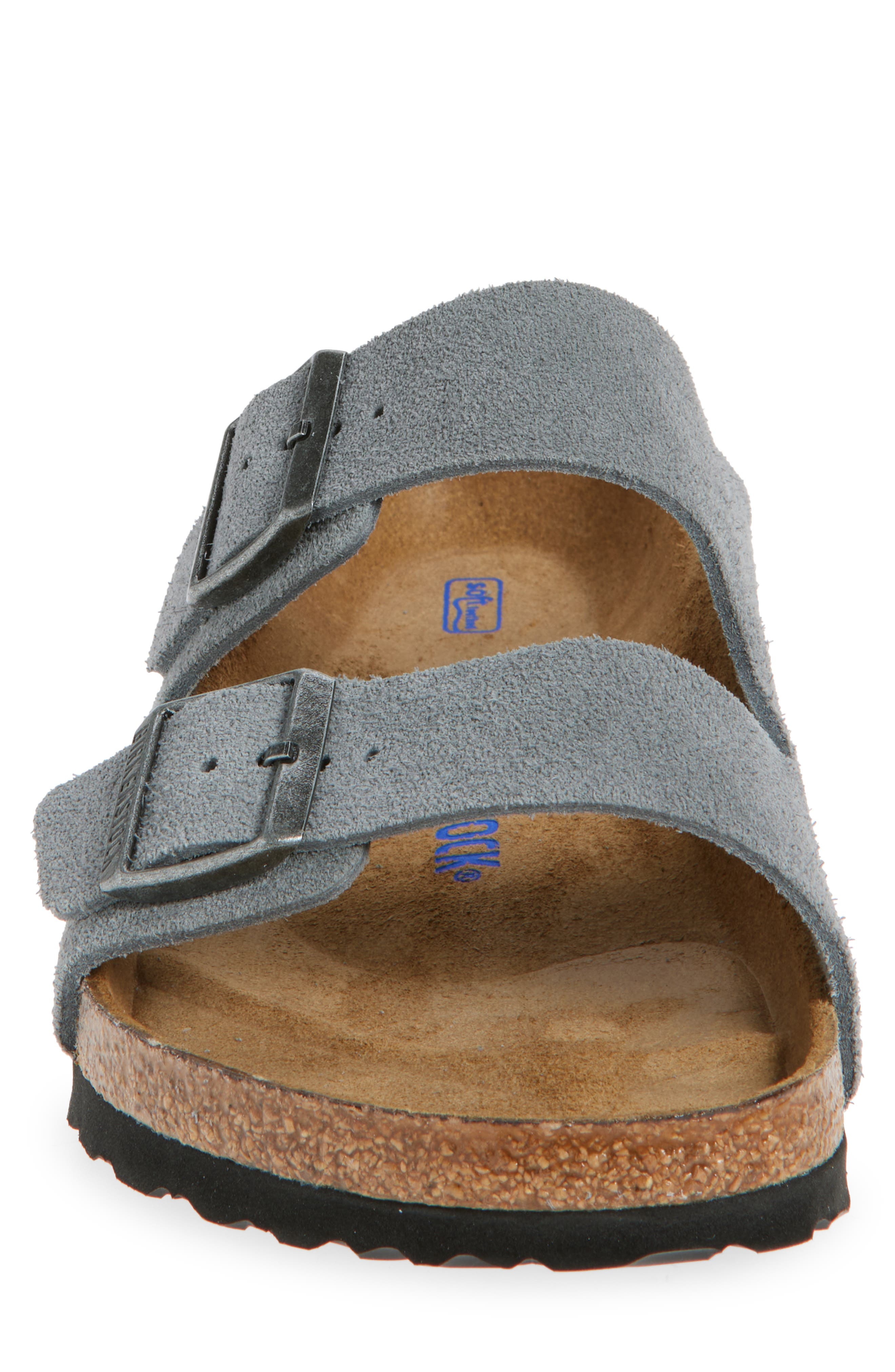 Birkenstock Arizona Soft Slide Sandal in Basalt at Nordstrom - 4