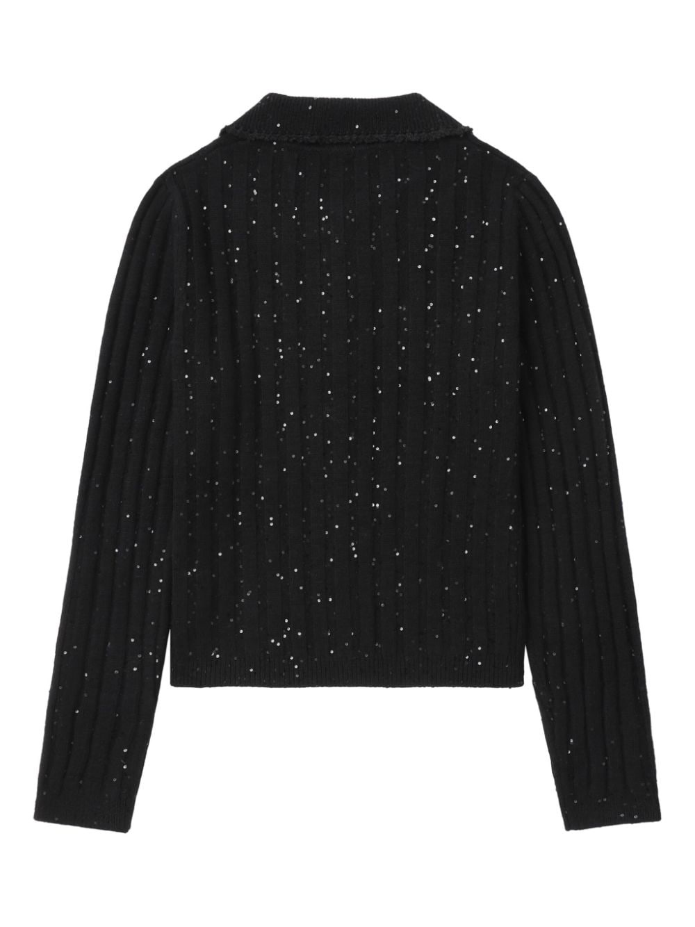 sequin-embellished cardigan - 6
