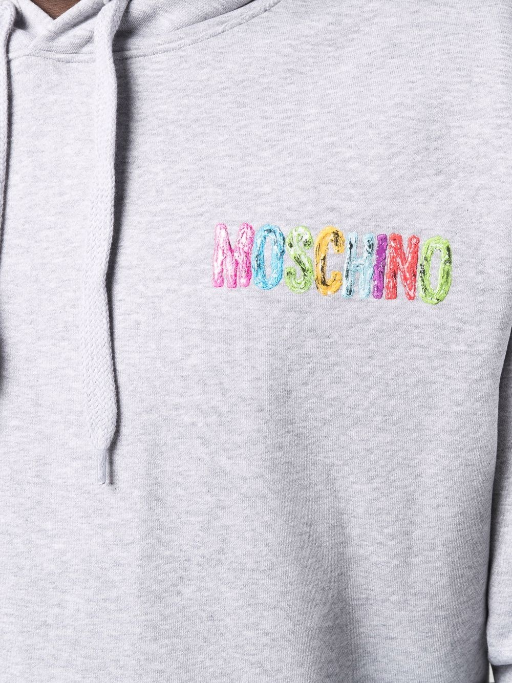 rainbow-logo pullover hoodie - 5