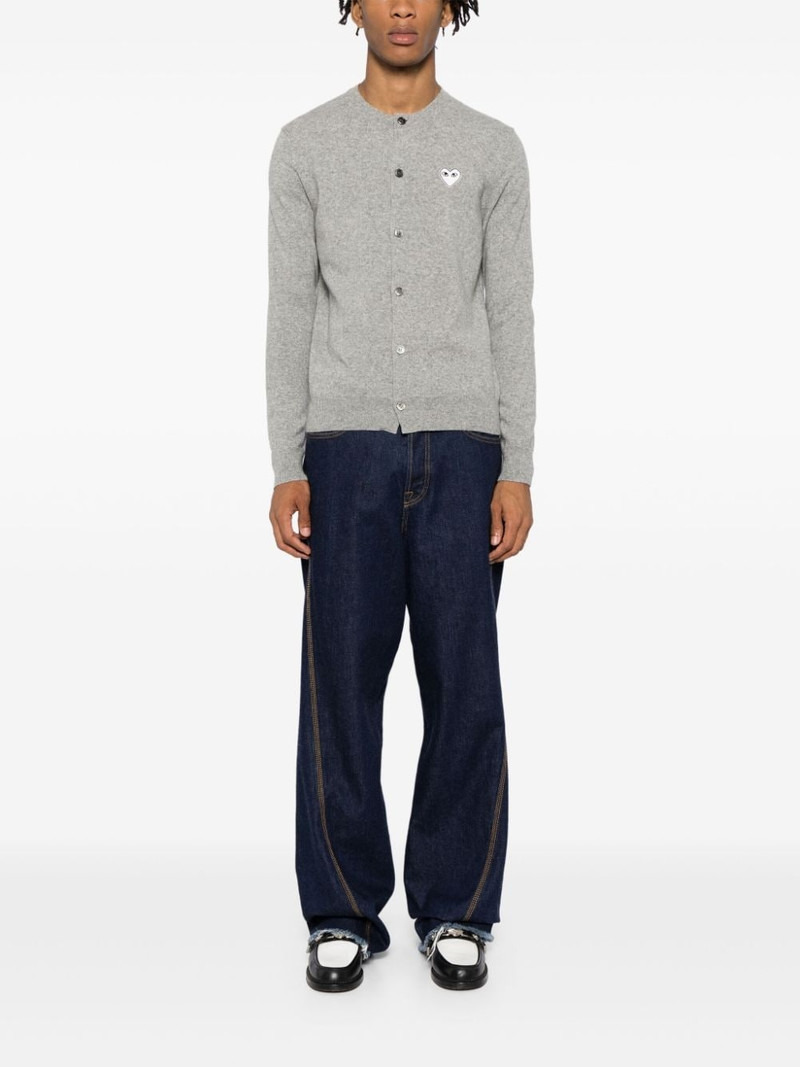 Comme des Garçons PLAY wool cardigan outlook