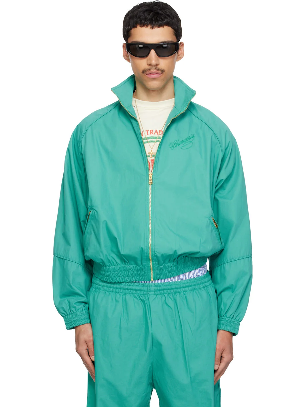 Blue Ruff Rider Track Jacket - 1