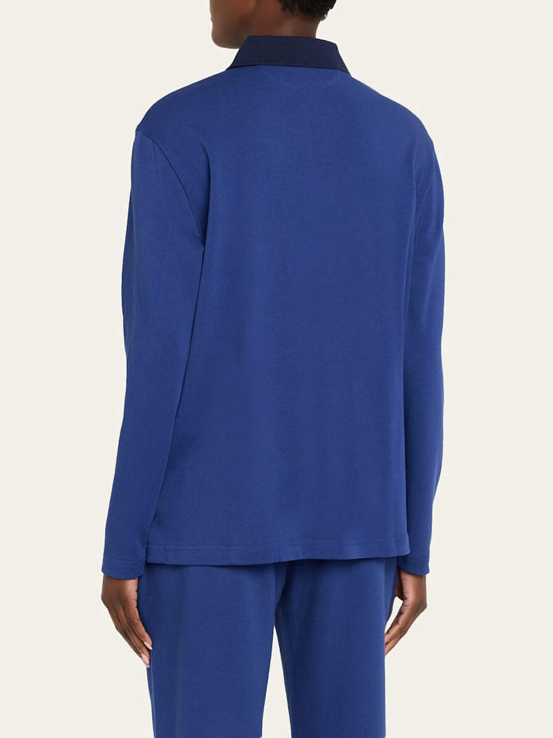 x Fruit Of The Loom Long-Sleeve Polo Shirt 3