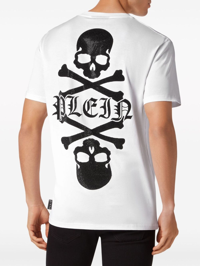 skull crystal-embellished T-shirt 3