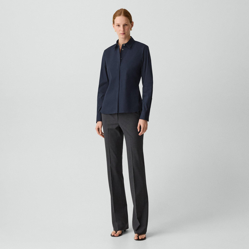 Theory Fitted Shirt in Good Cotton outlook