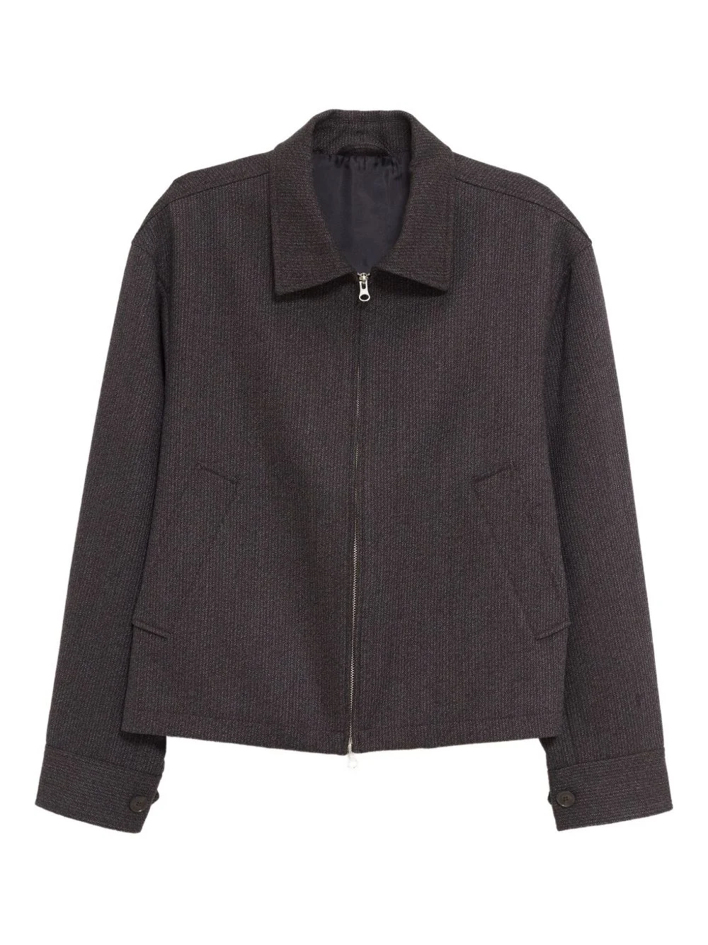 Mail stripe zip jacket - 1