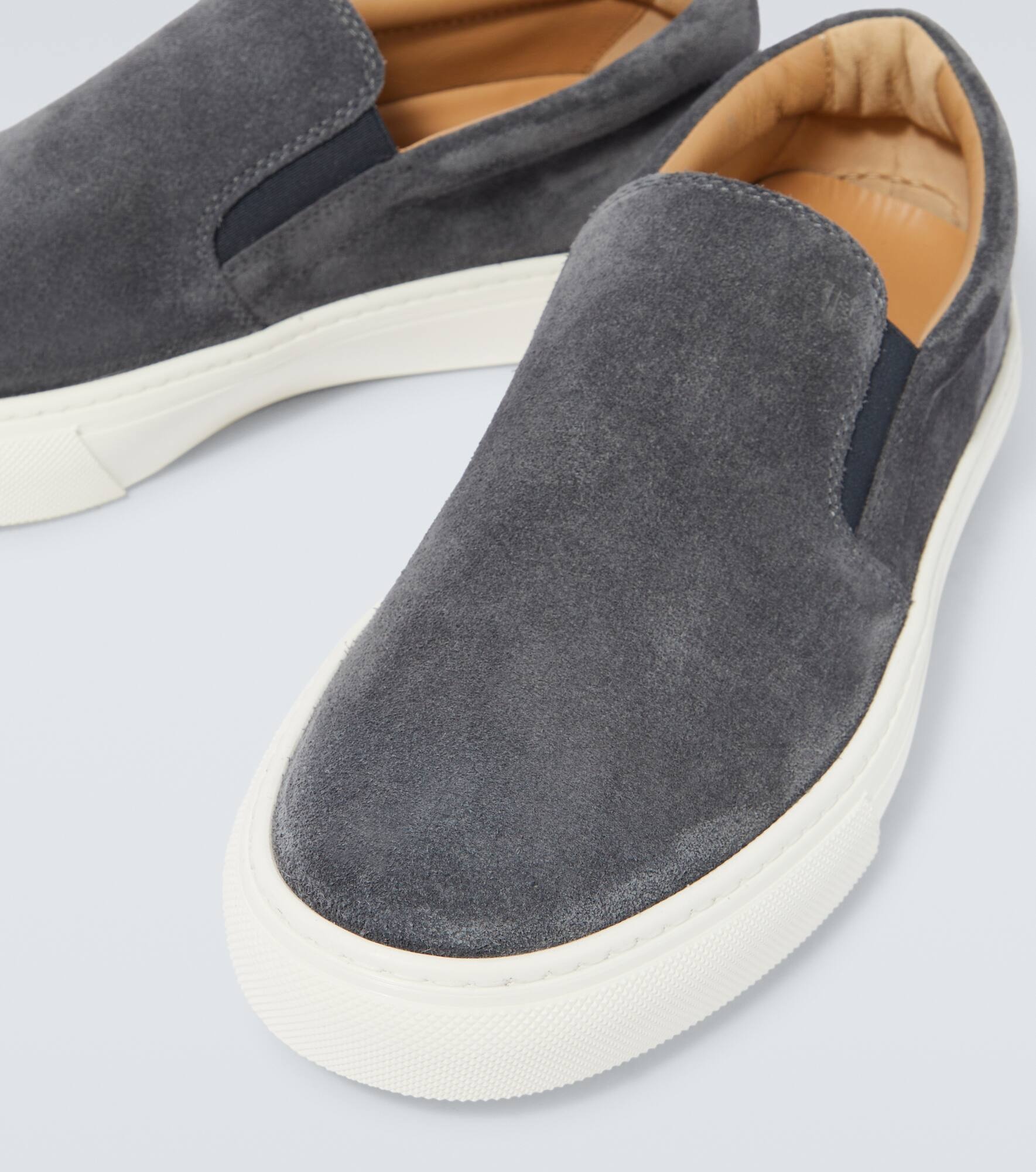 Cassetta Casual suede slip-on sneakers - 2