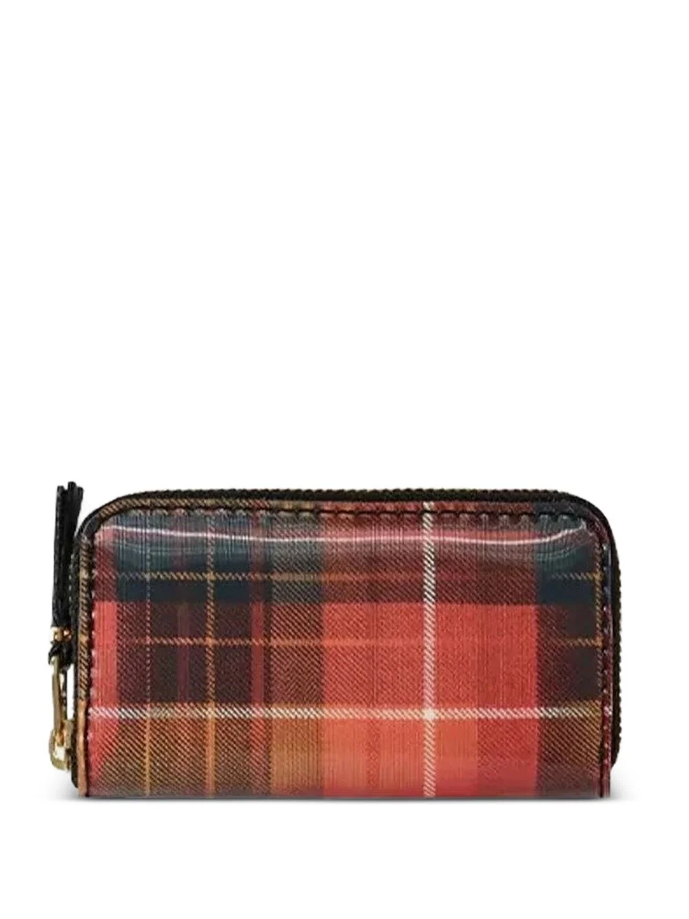 plaid zip-around wallet - 1