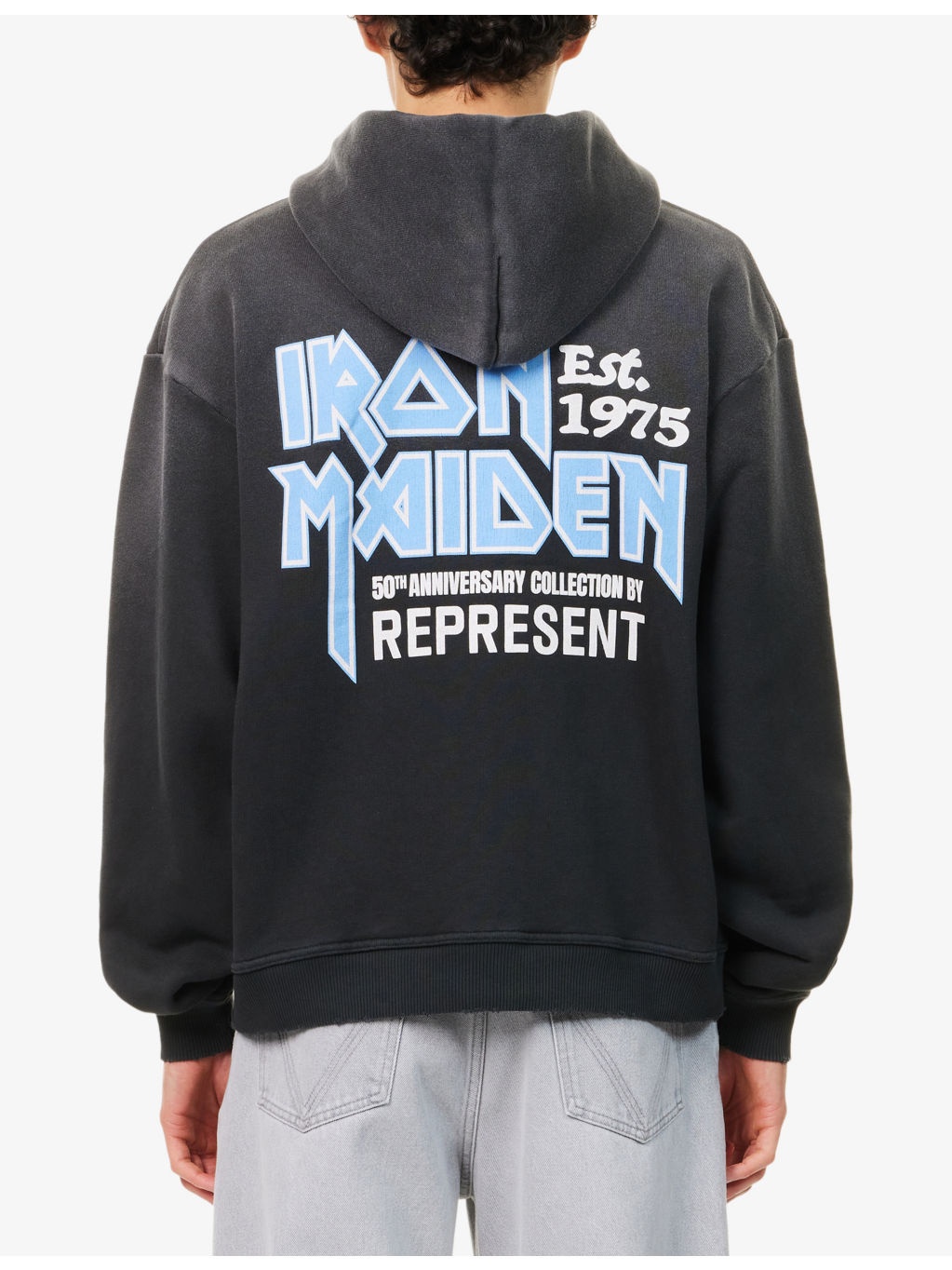 Graphic-Print Distressed Cotton Hoody - 4