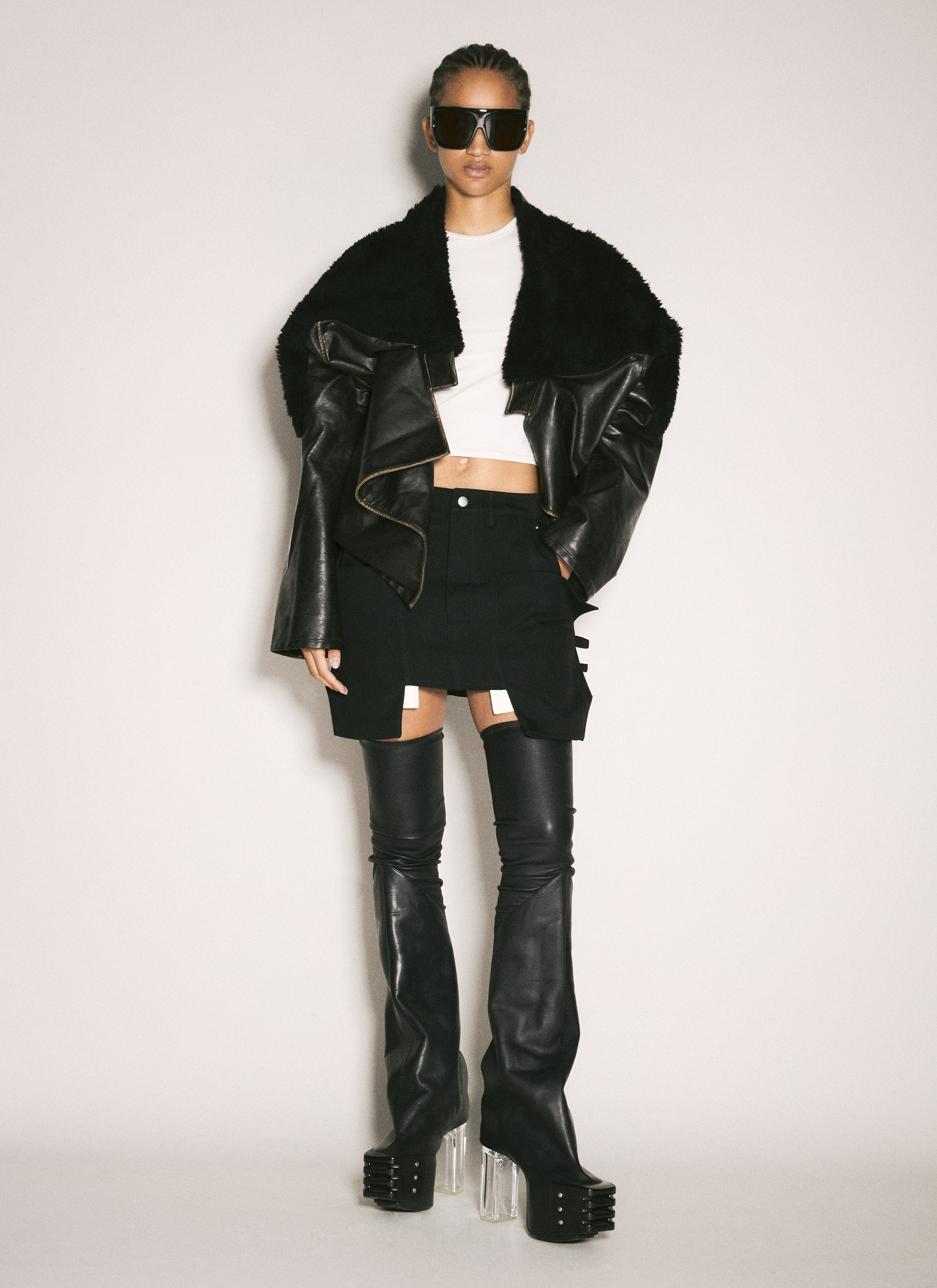 Rick Owens Women Stefan Mini Skirt - 2