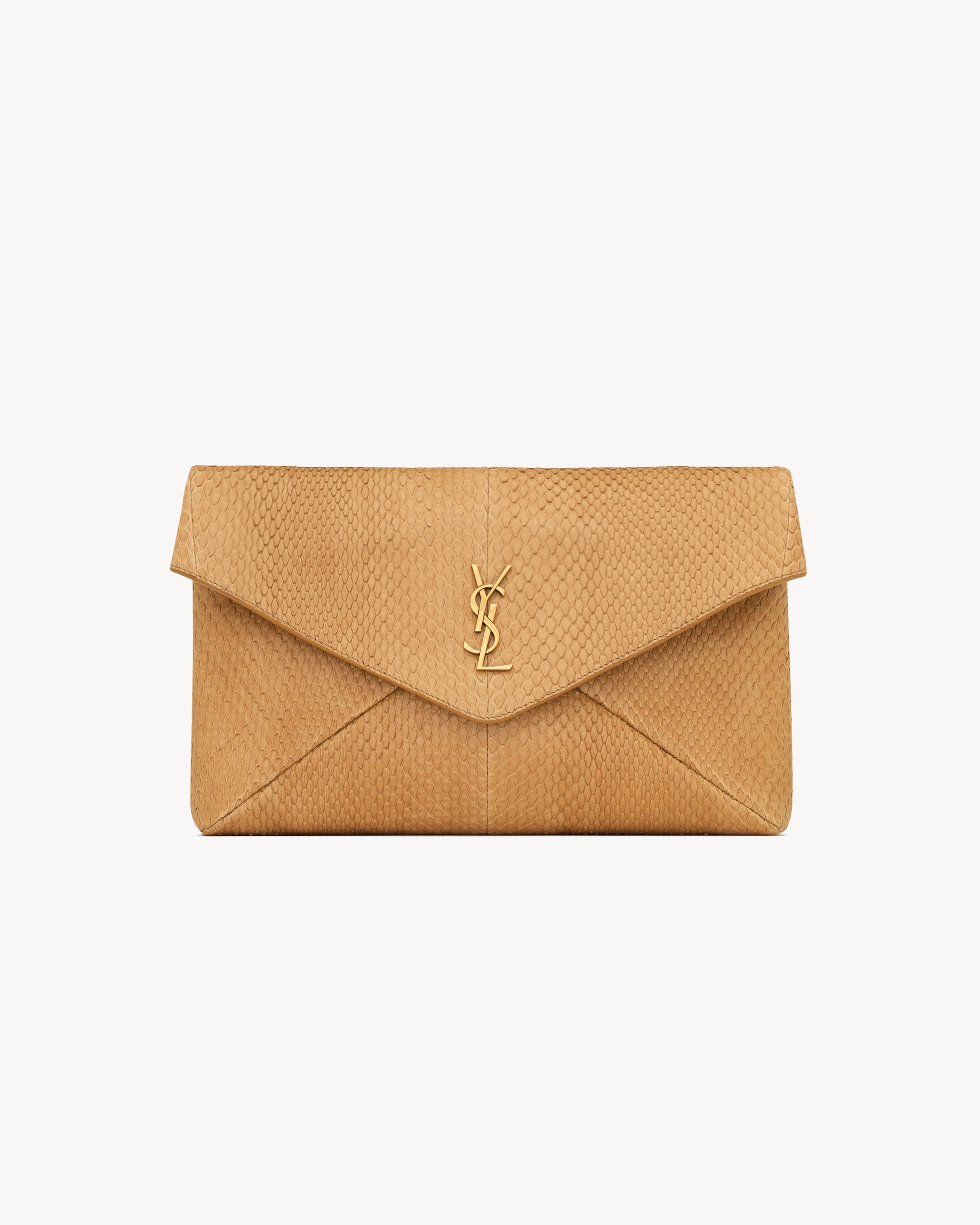CASSANDRE LARGE ENVELOPE CLUTCH IN PYTHON - 1