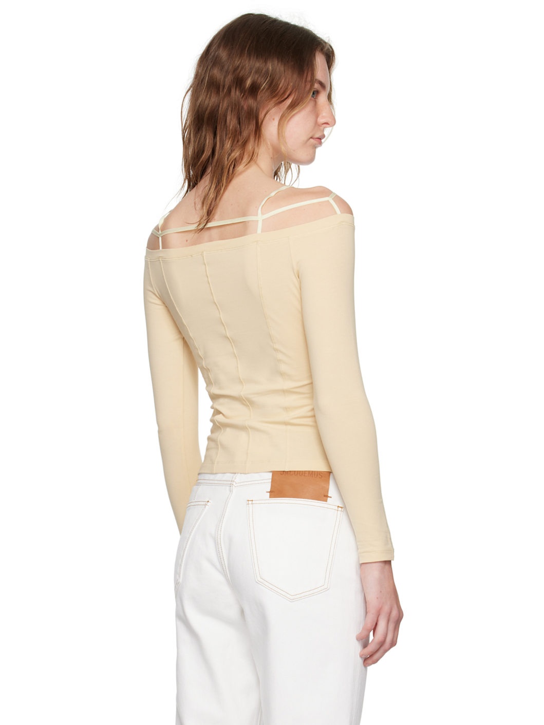 Beige 'Le t-shirt Sierra' Long Sleeve T-Shirt - 3