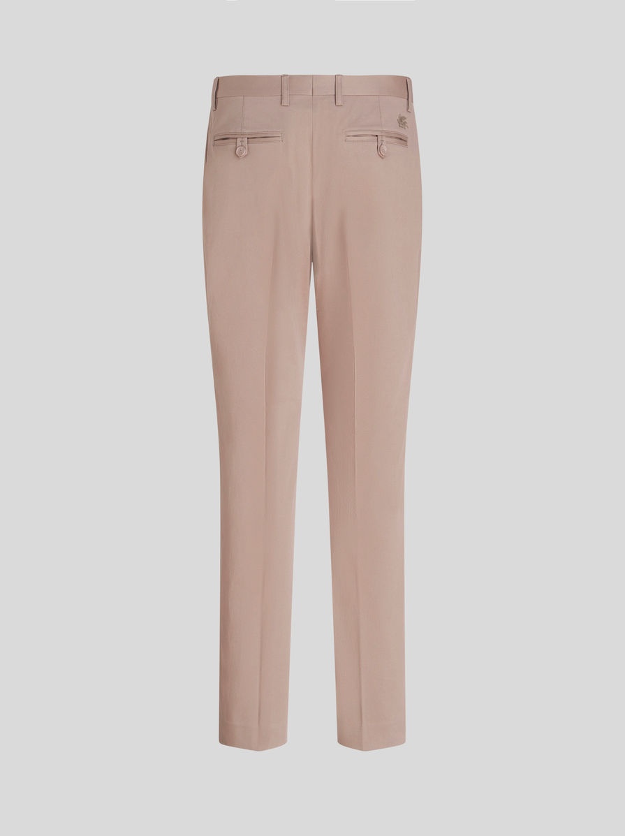 STRETCH COTTON TROUSERS - 6