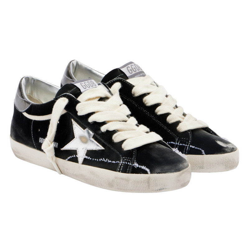 Golden Goose Velvet Grey Super Star outlook