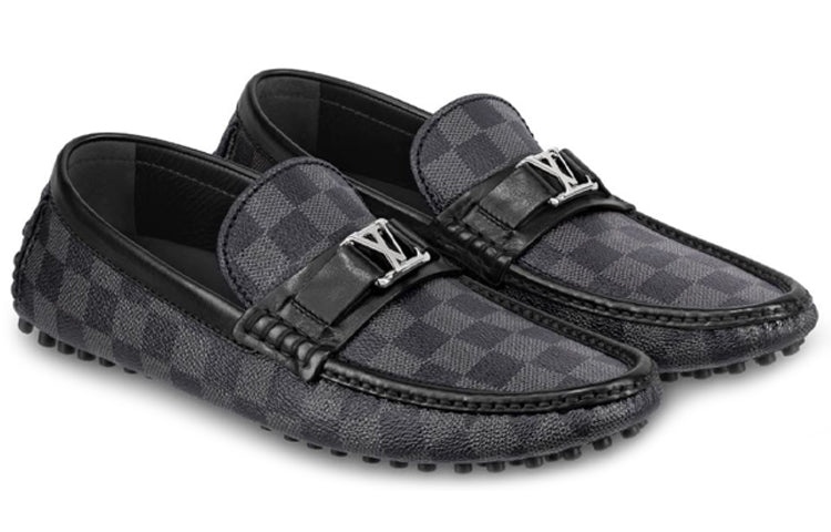 LOUIS VUITTON Hockenheim Moccasin Shoes 'Grey' 1A4OIF - 3