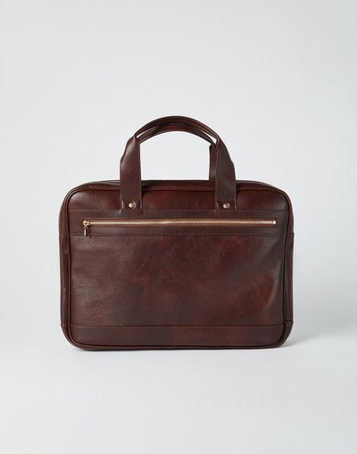 Brunello Cucinelli Calfskin briefcase outlook