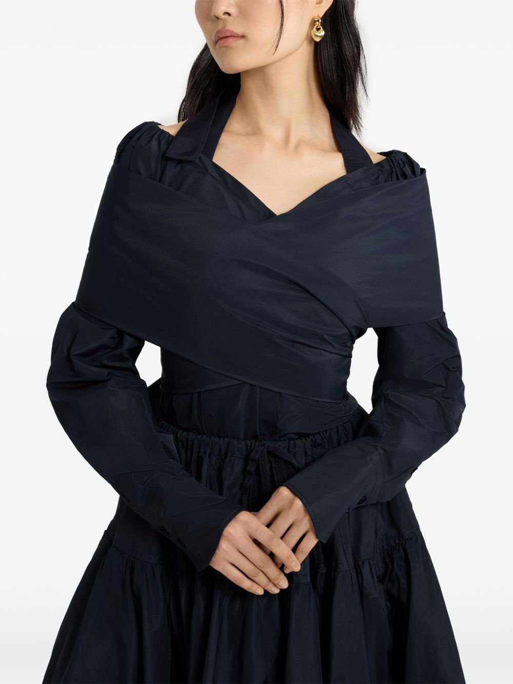 wrap blouse - 4