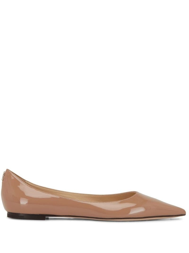 JIMMY CHOO Love flat ballerina shoes outlook