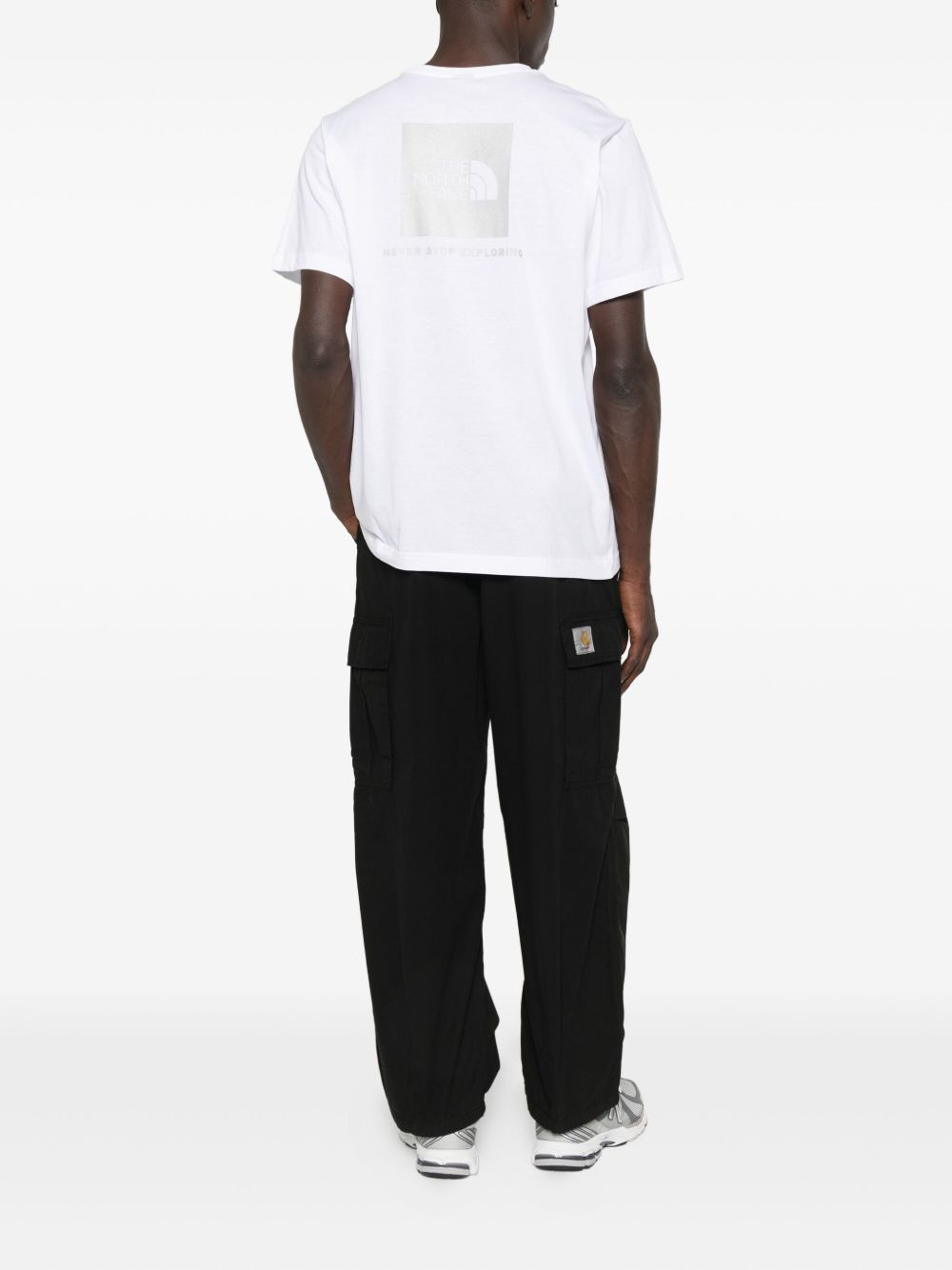 logo-embroidered cotton T-shirt - 2