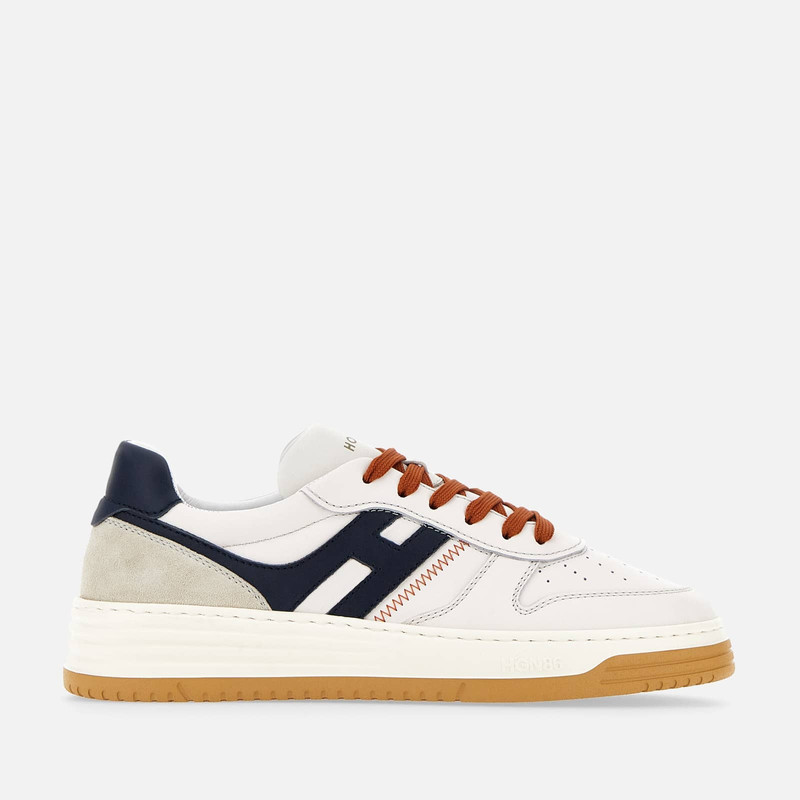 Sneakers Hogan H630 White Blue Orange 1