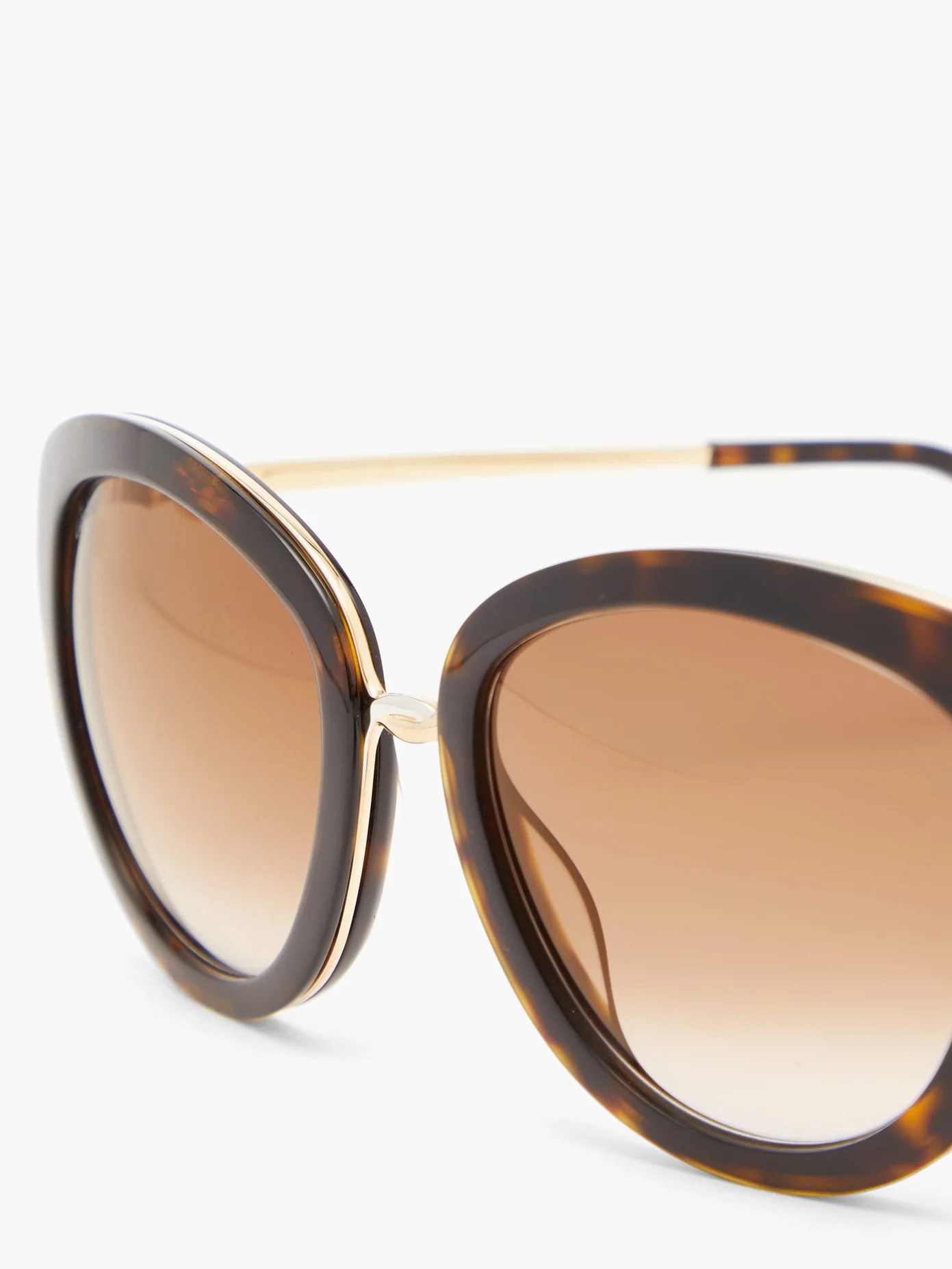 Trinity oversized cat-eye acetate sunglasses - 4