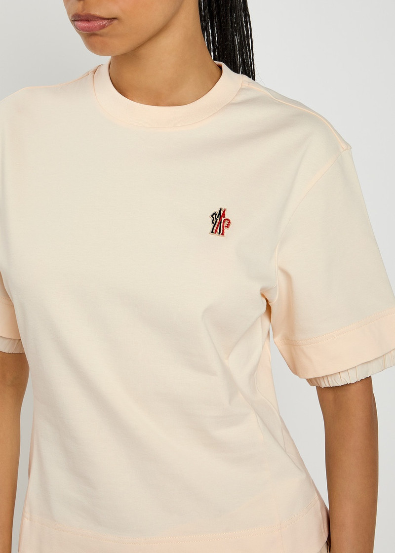Moncler Logo-appliquéd Stretch-cotton T-shirt 5