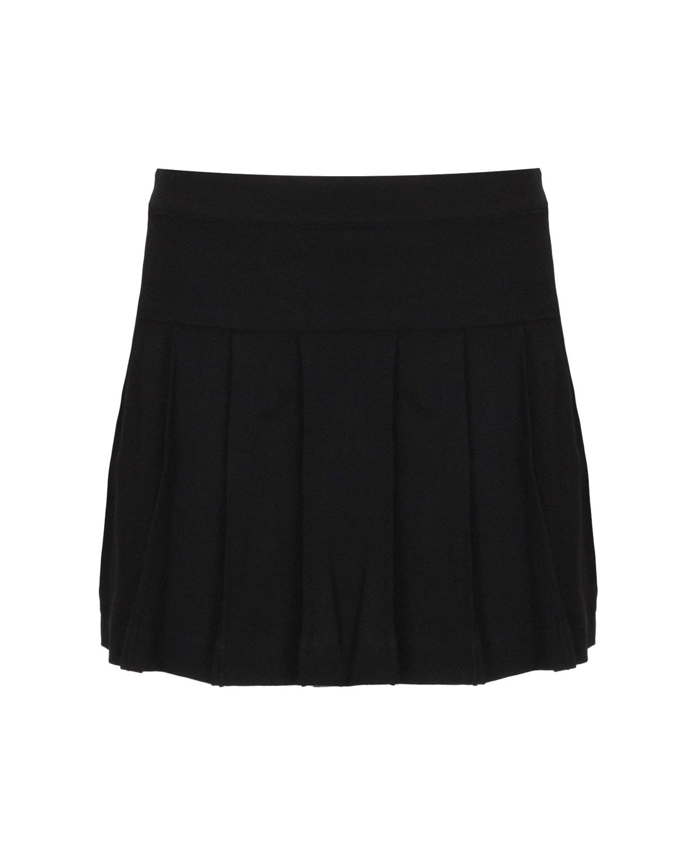 Monogram-embroidered Low-rise Mini Skirt - 1