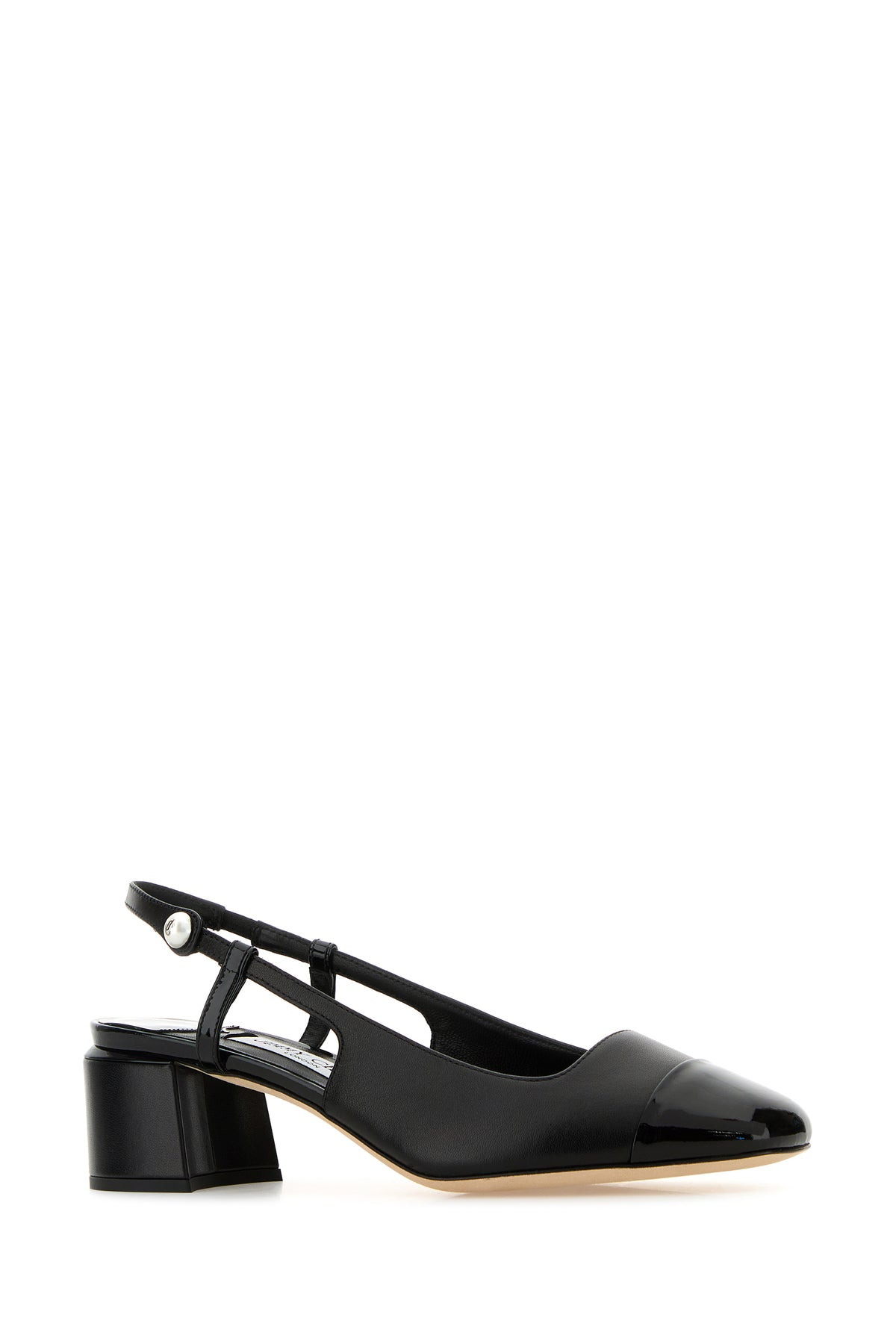 Black nappa leather Elisa pumps - 2