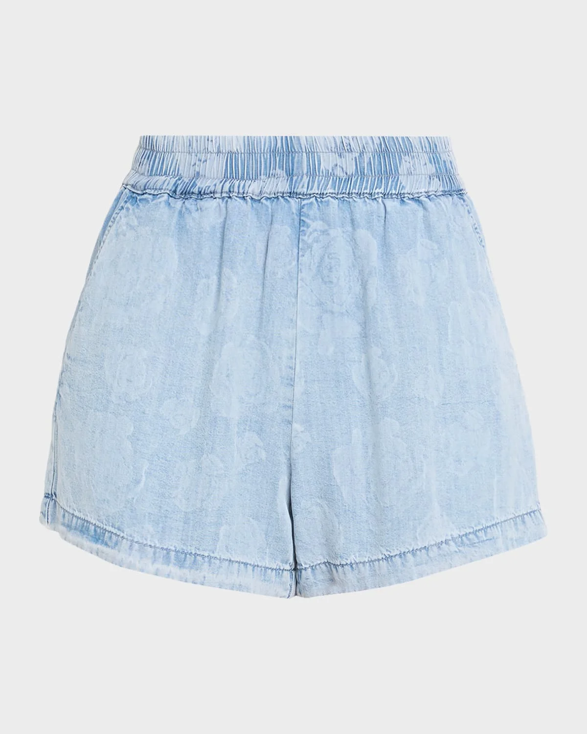 Dorah Floral Denim Shorts - 1