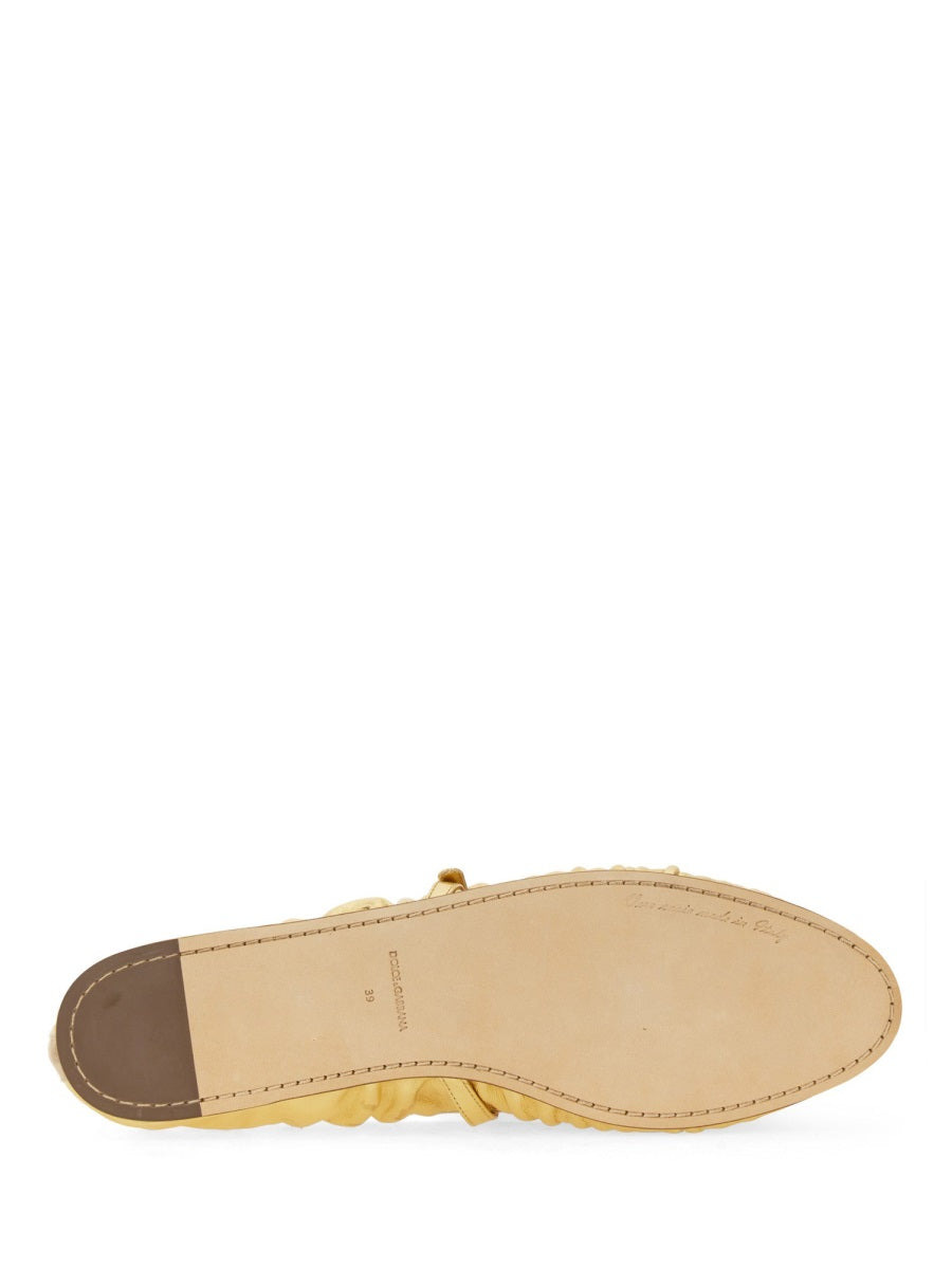 Dolce & Gabbana Women Mordoré Nappa Ballerina - 6