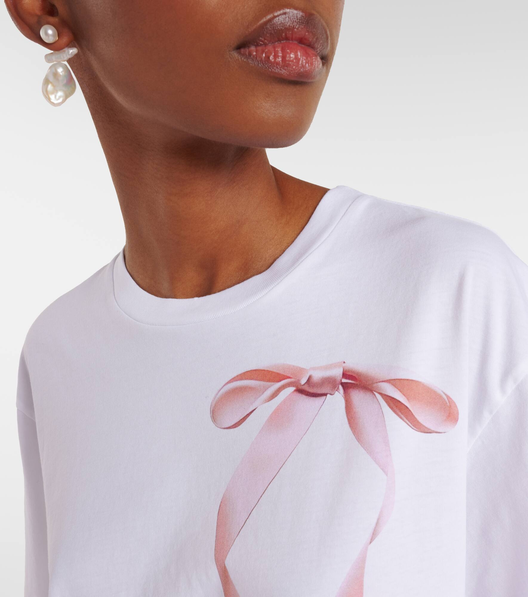 Printed cotton jersey T-shirt - 4