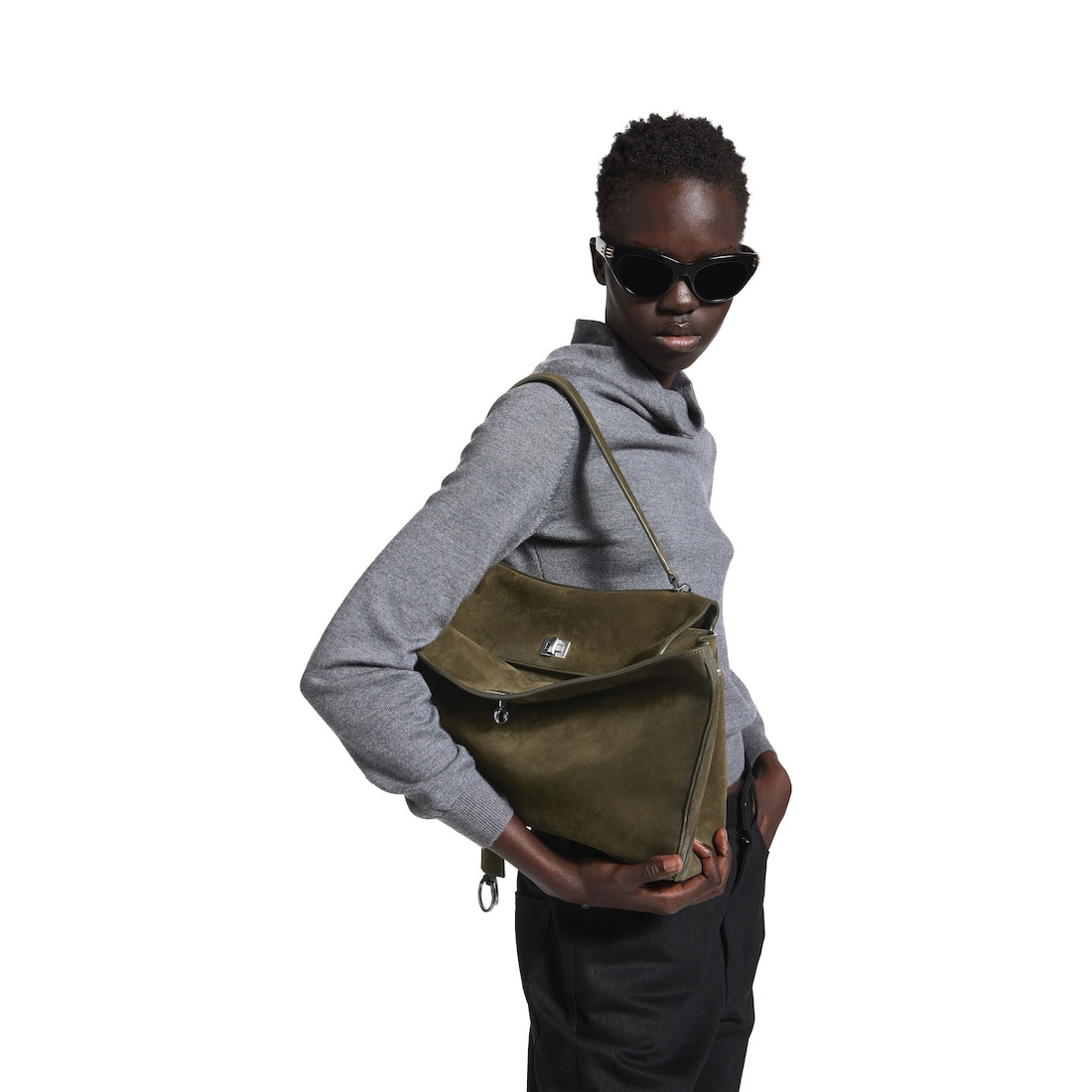 Women's Rodeo Handbag Medium in Khaki - 9