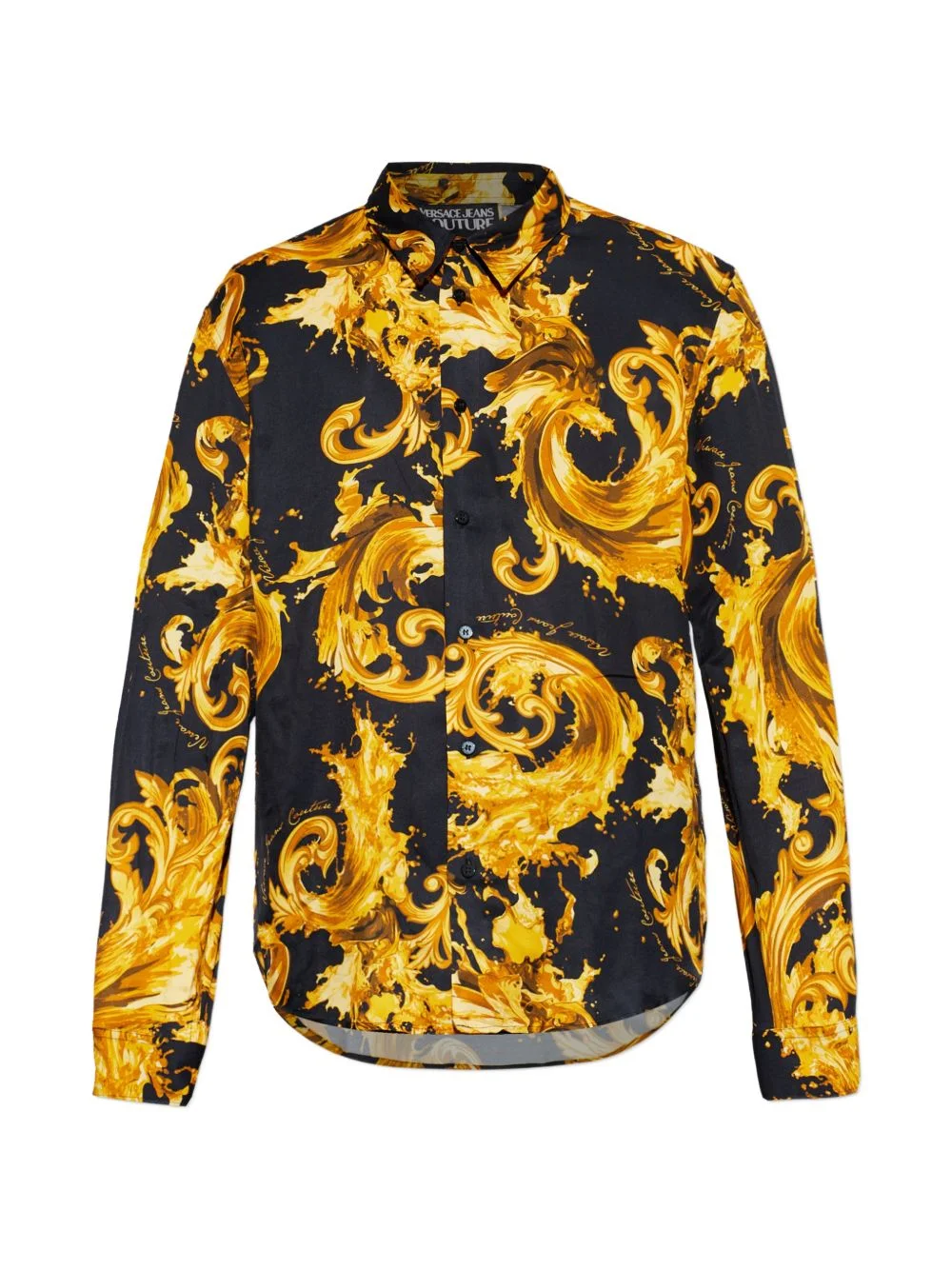 baroque-print shirt - 1
