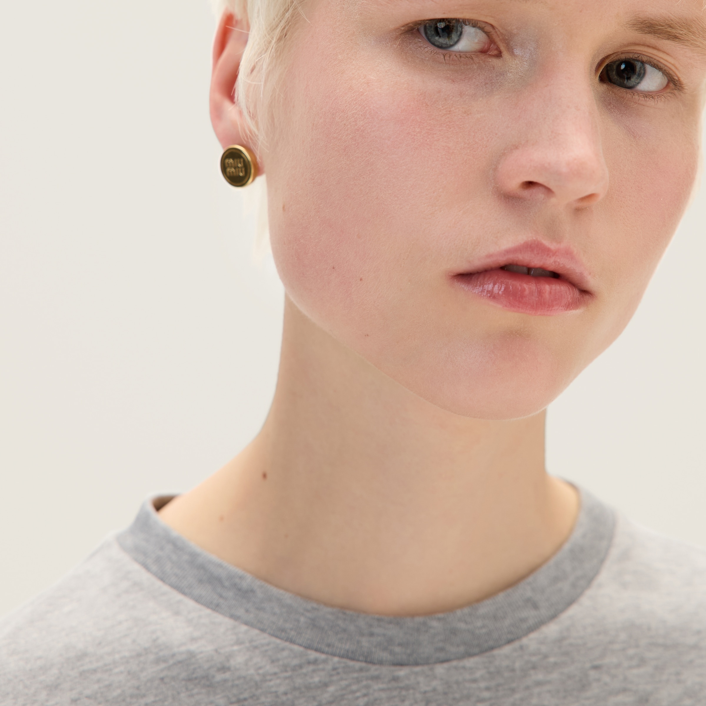 Cotton T-shirt with embroidered logo - 5