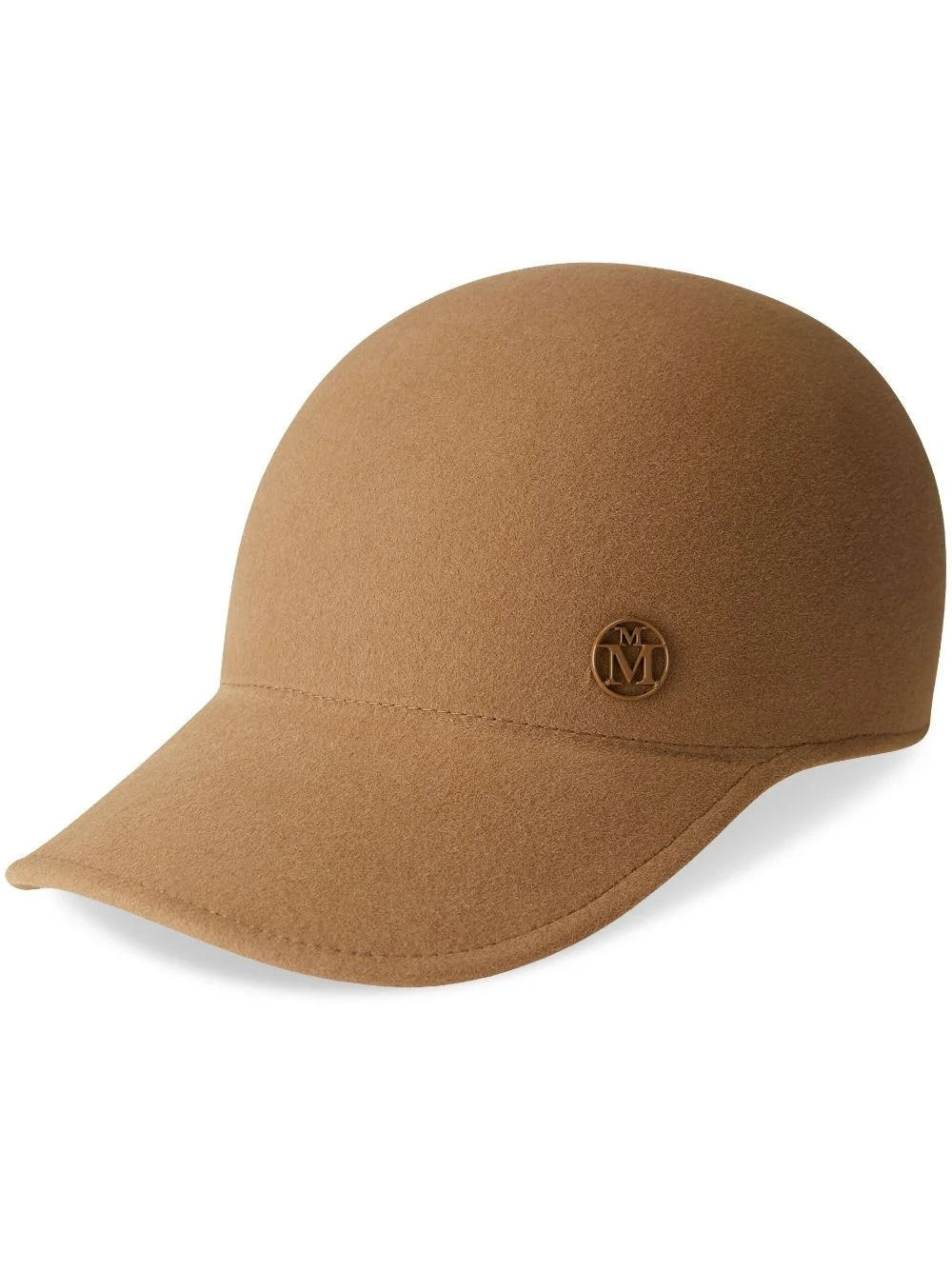 Tiger wool logo-plaque cap - 1