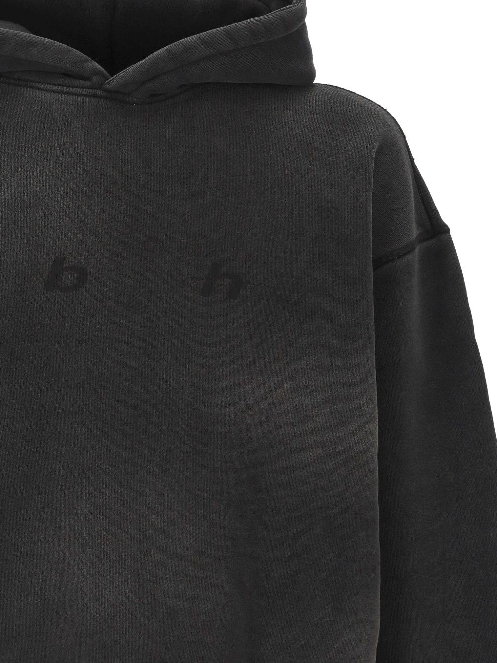 washed-effect hoodie - 3