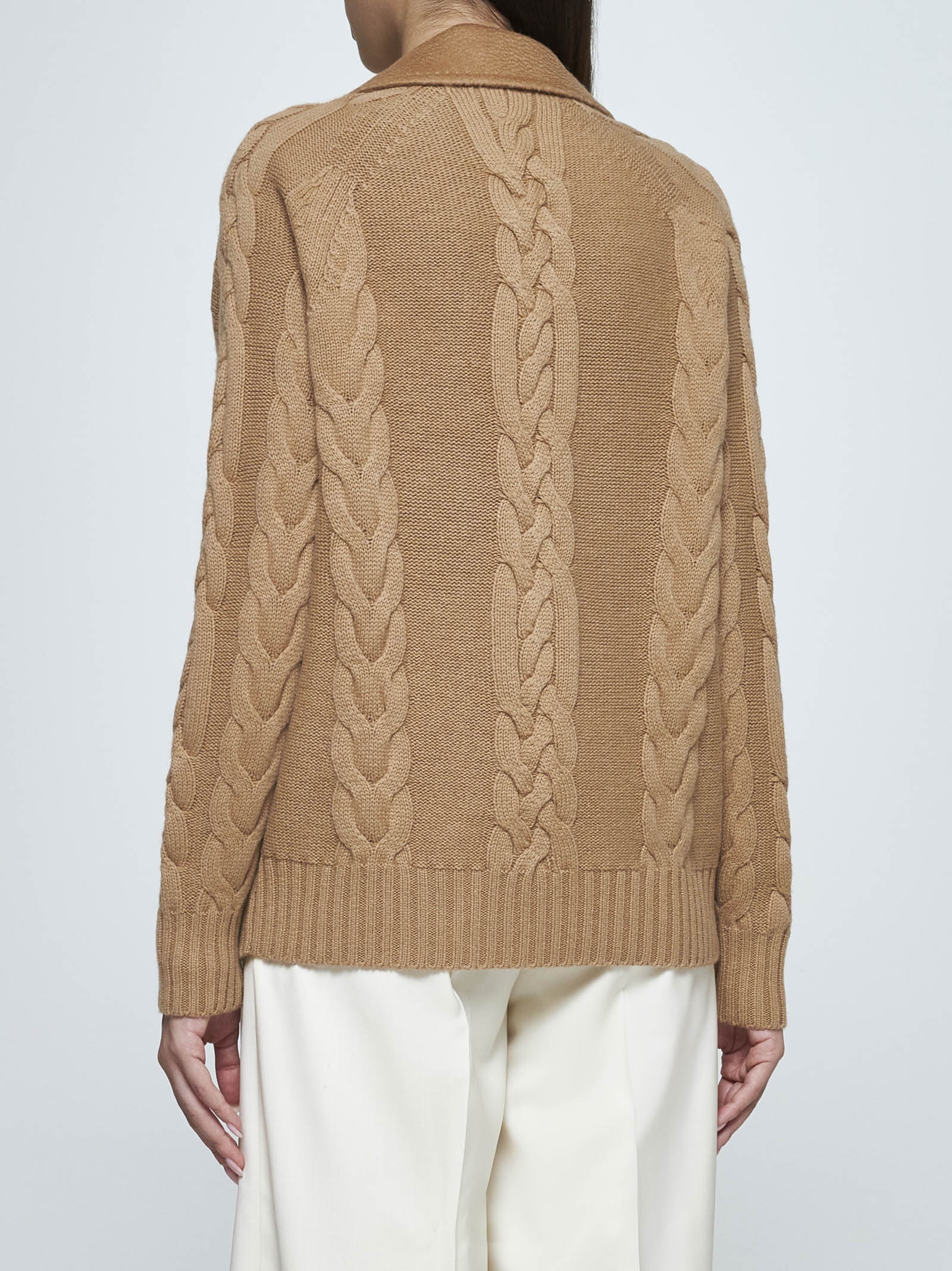 Max Mara Micio wool and cashmere peacoat | danielloboutique