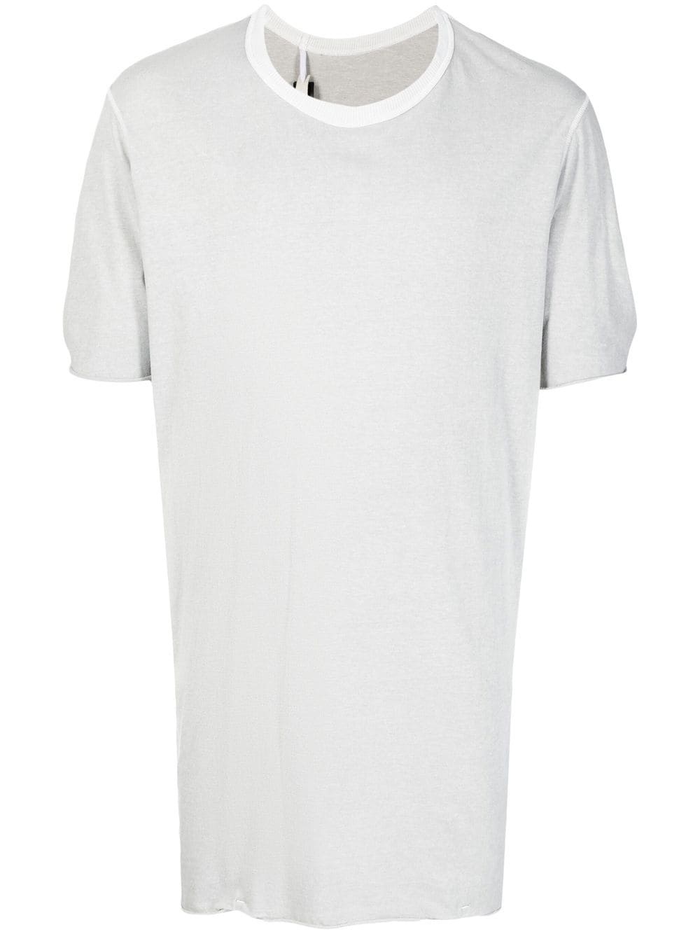 round-neck cotton T-shirt - 1