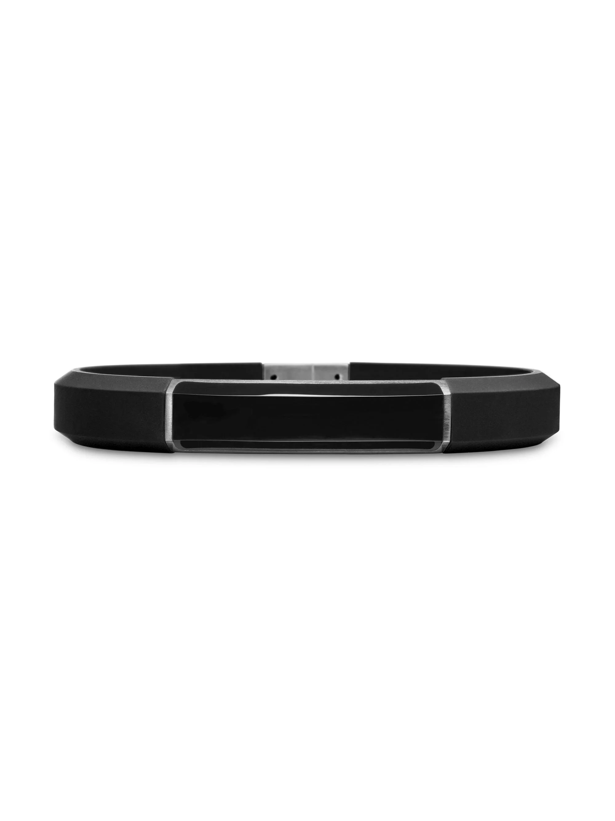 Men's Streamline ID Bracelet In Rubber - Black Onyx - 1