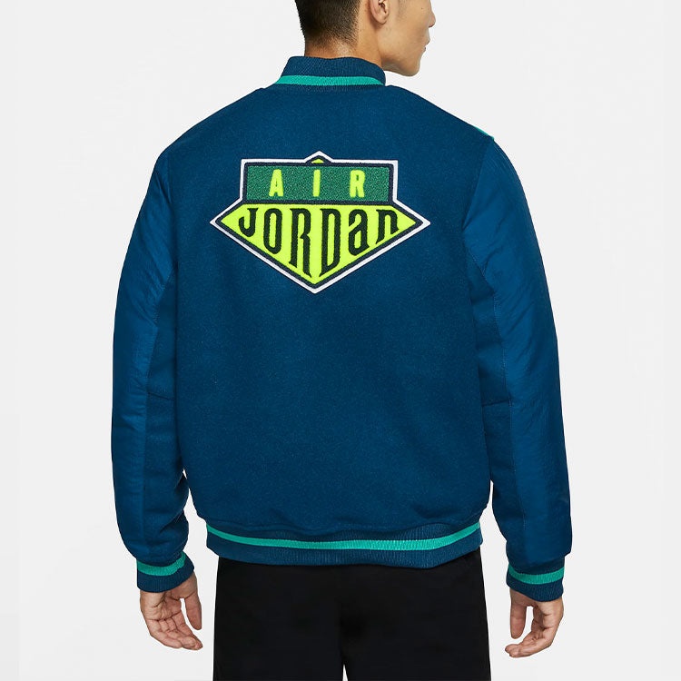 Air Jordan MENS DNA Casual Baseball Jacket Blue CK9351-432 - 6