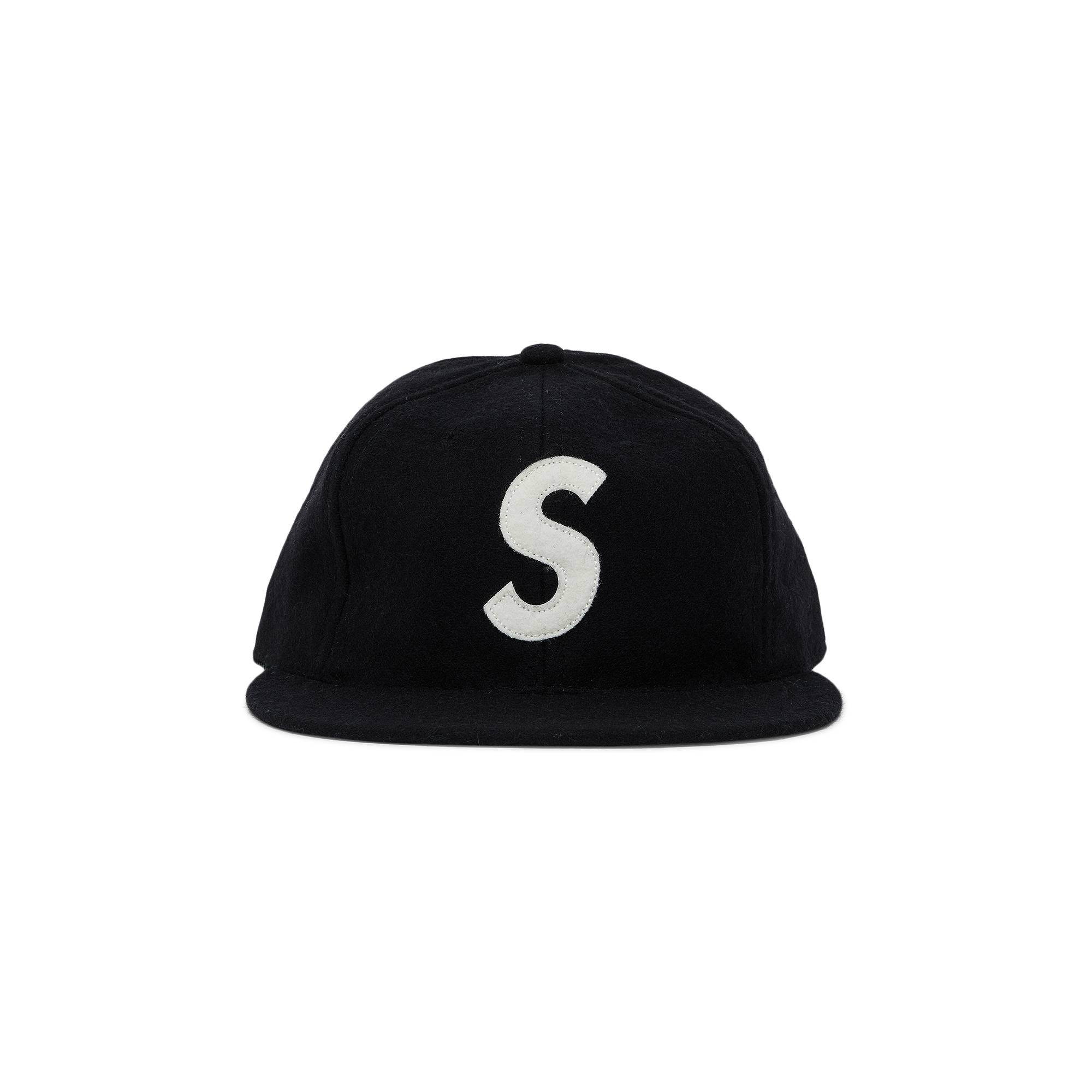 Supreme Supreme x Ebbets S Logo Fitted 6-Panel 'Black' | REVERSIBLE