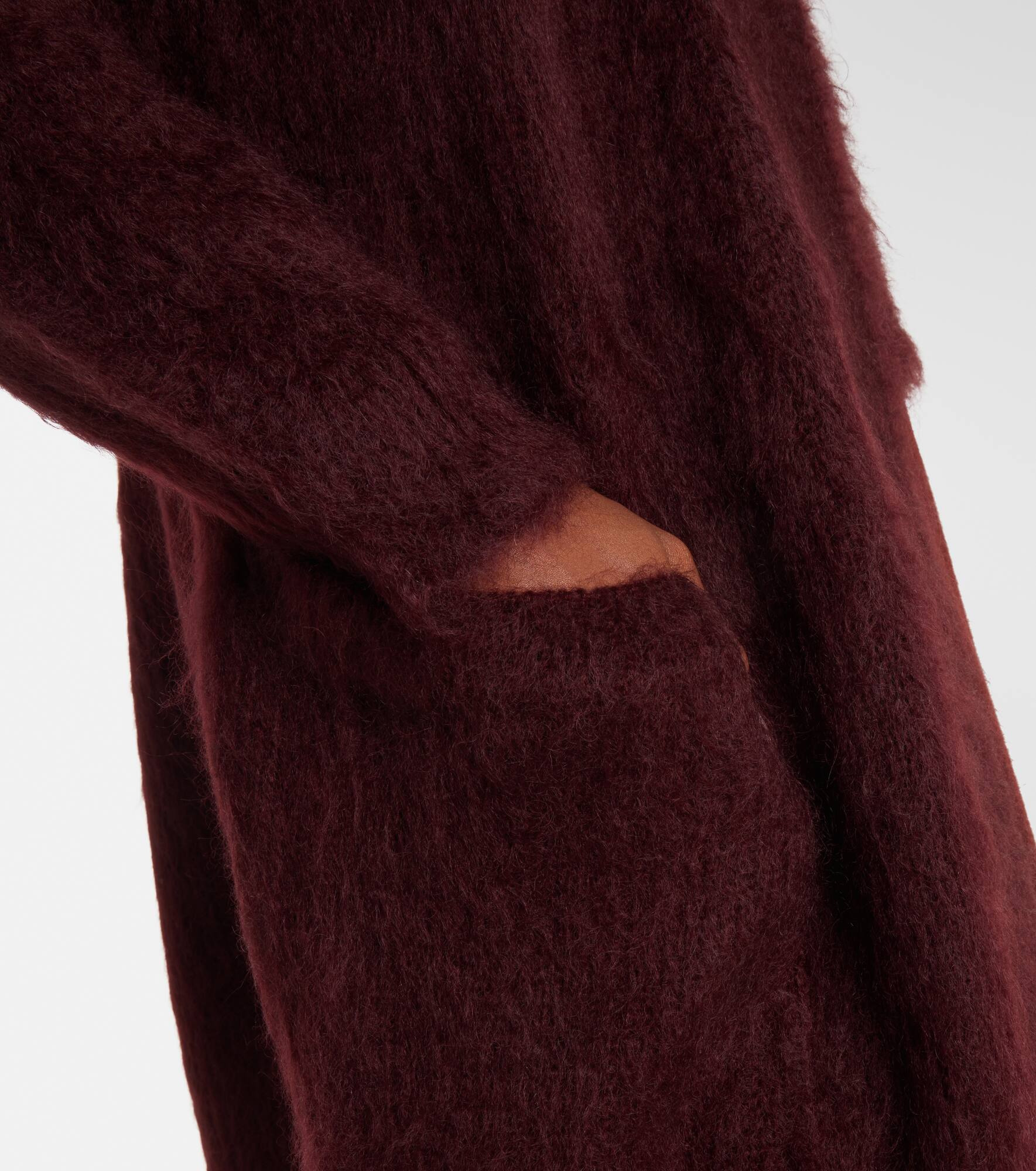 Affetto mohair-blend cardigan - 5