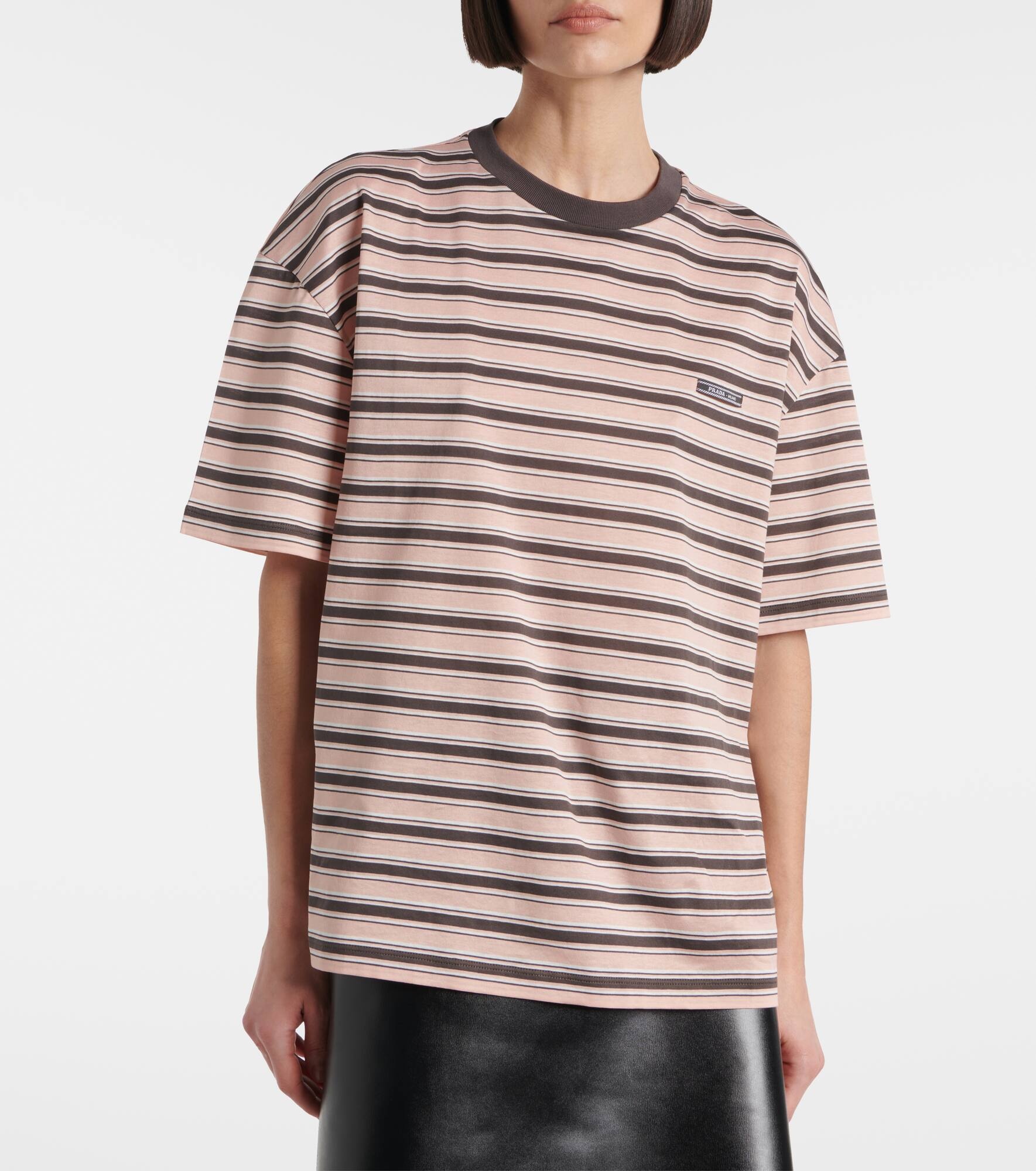 Stripped cotton T-shirt - 5