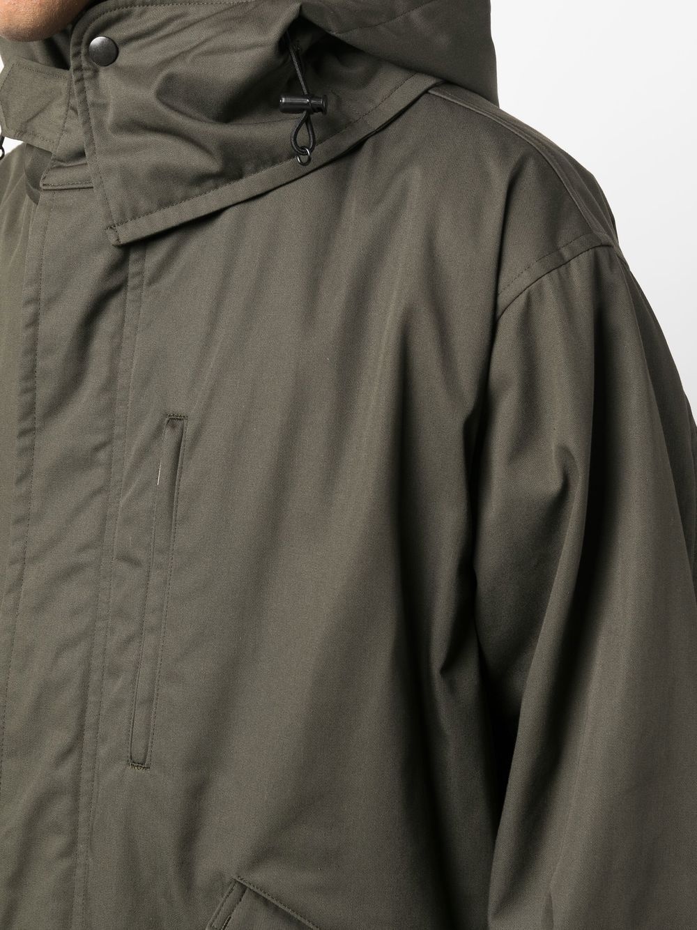 long-length hooded parka - 5