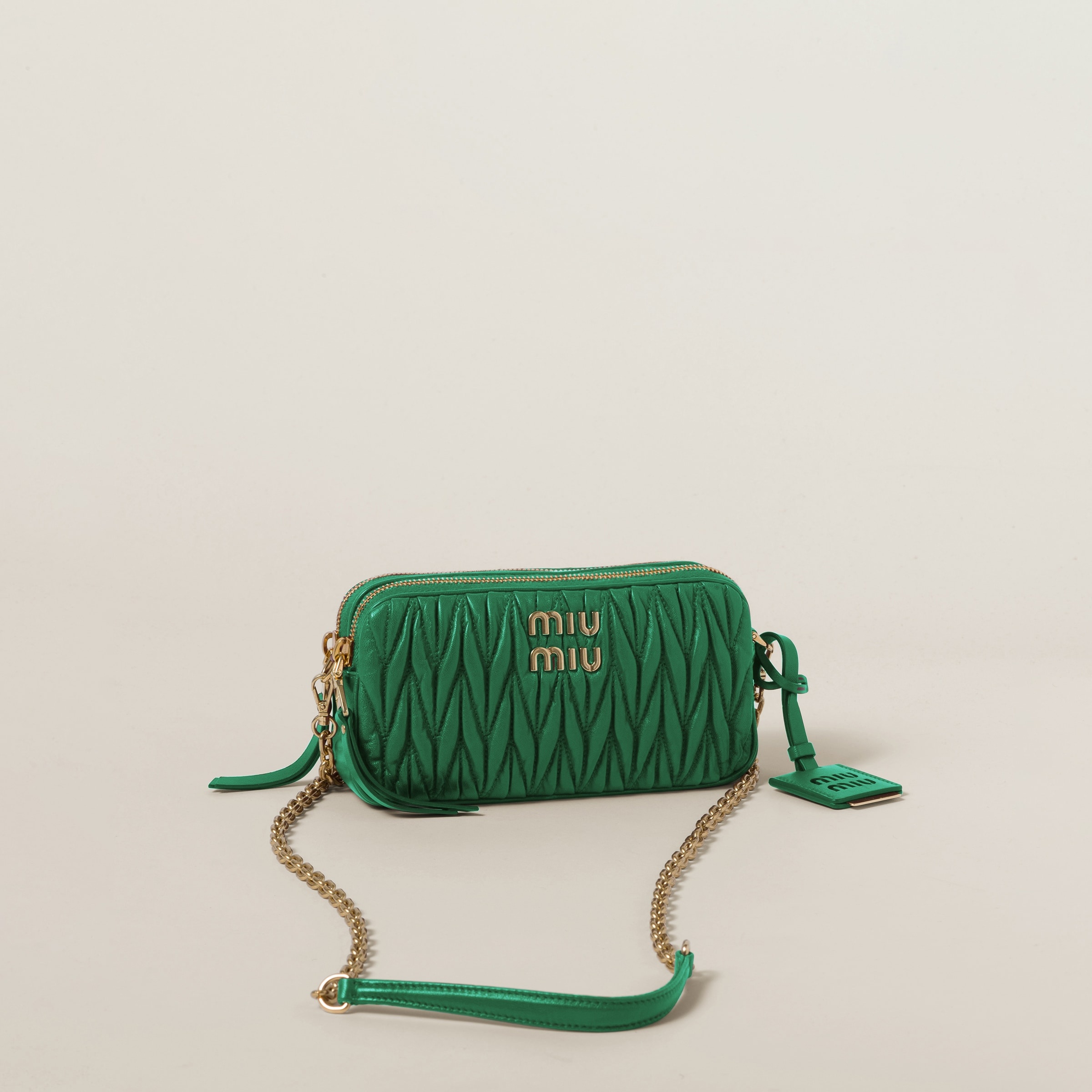 Matelassé nappa leather mini-bag - 2