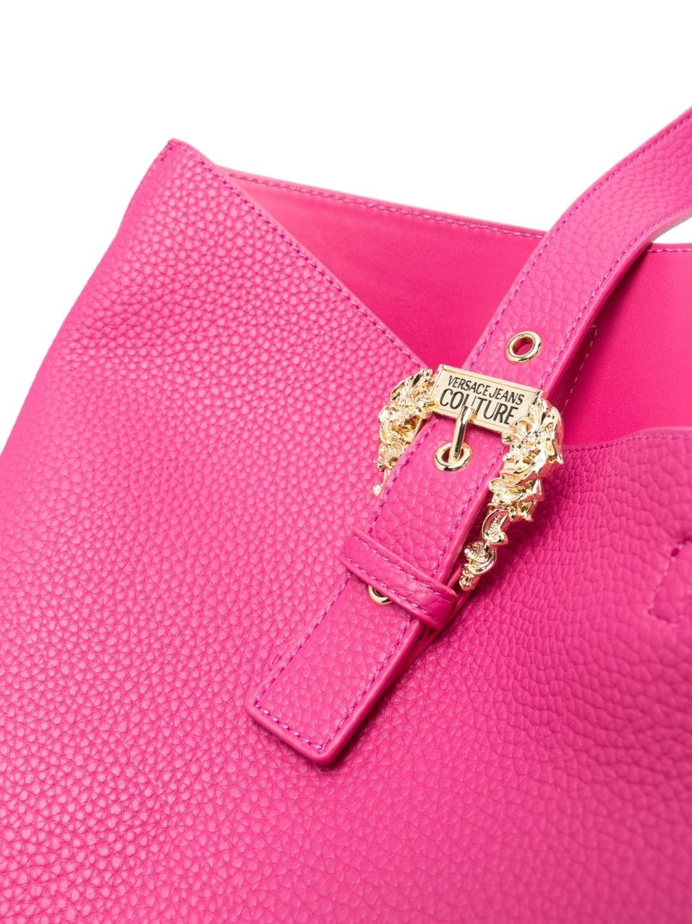 Versace Jeans Couture Pink Baroque Buckle Bag