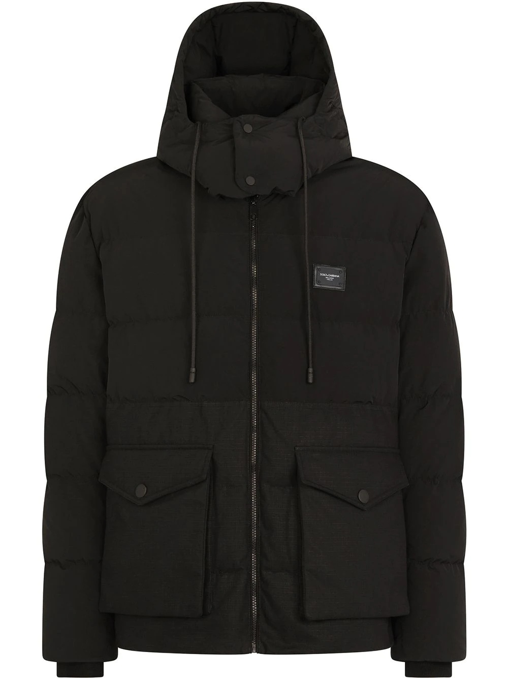 hooded puffer coat - 1