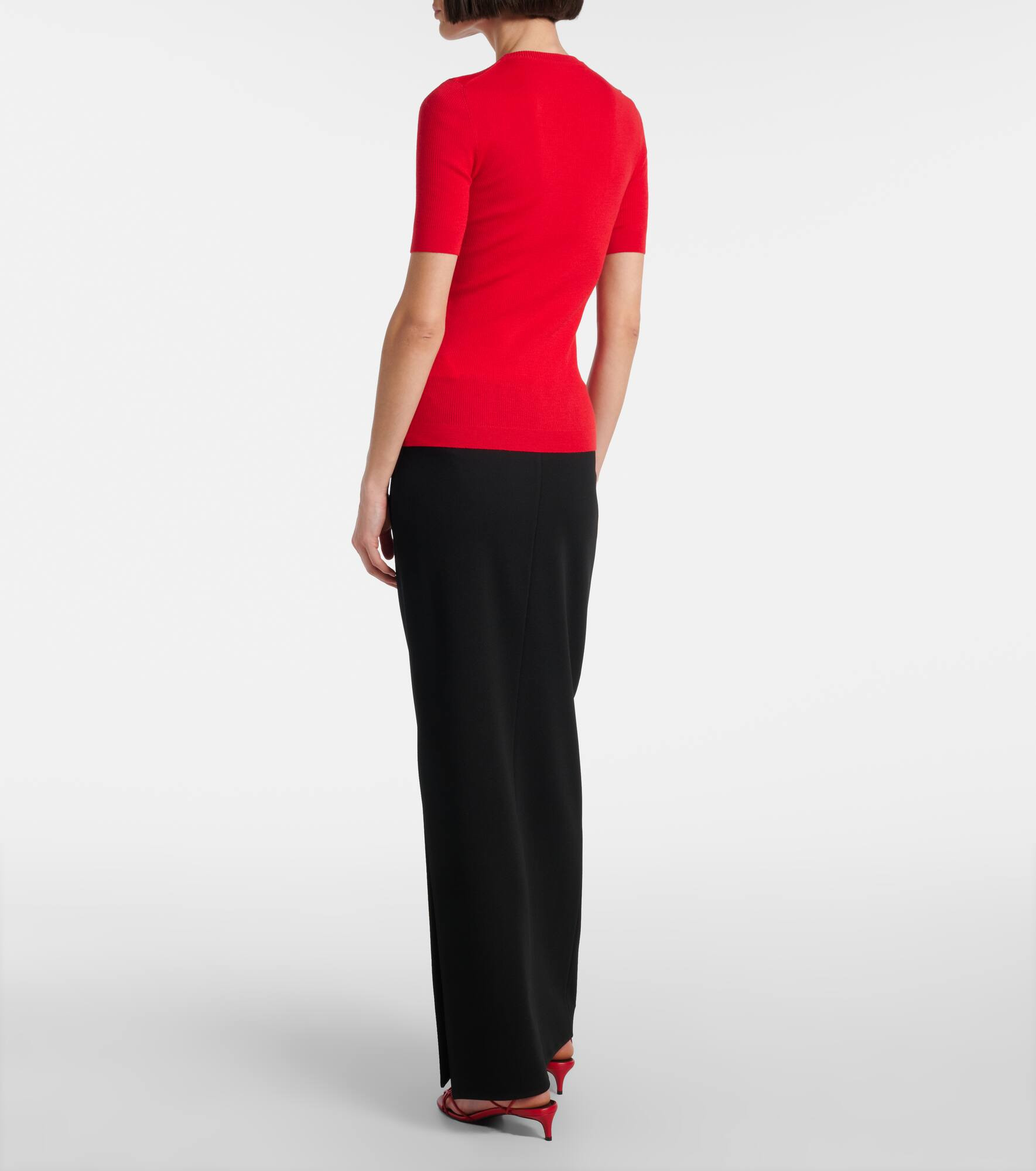 Celina ribbed-knit wool-blend top - 3