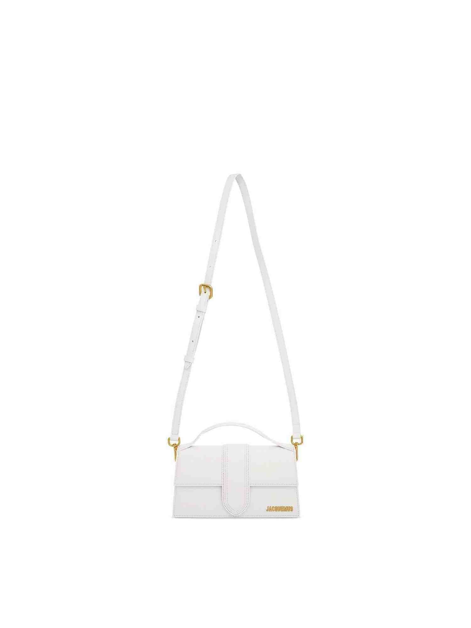 Le Grand Bambino Leather Bag in White - 5