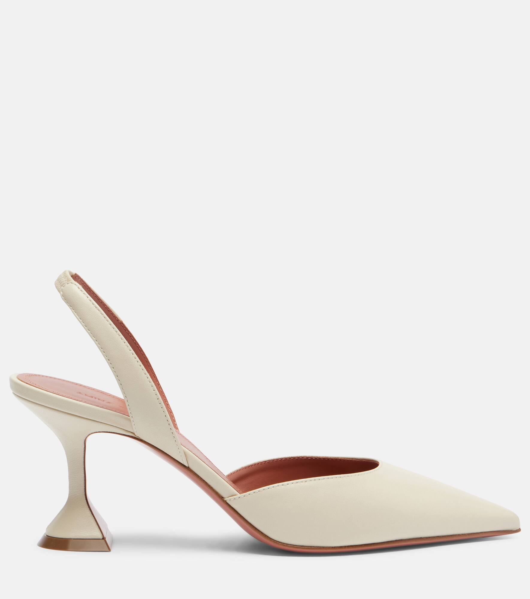 Holli 70 leather slingback pumps - 4